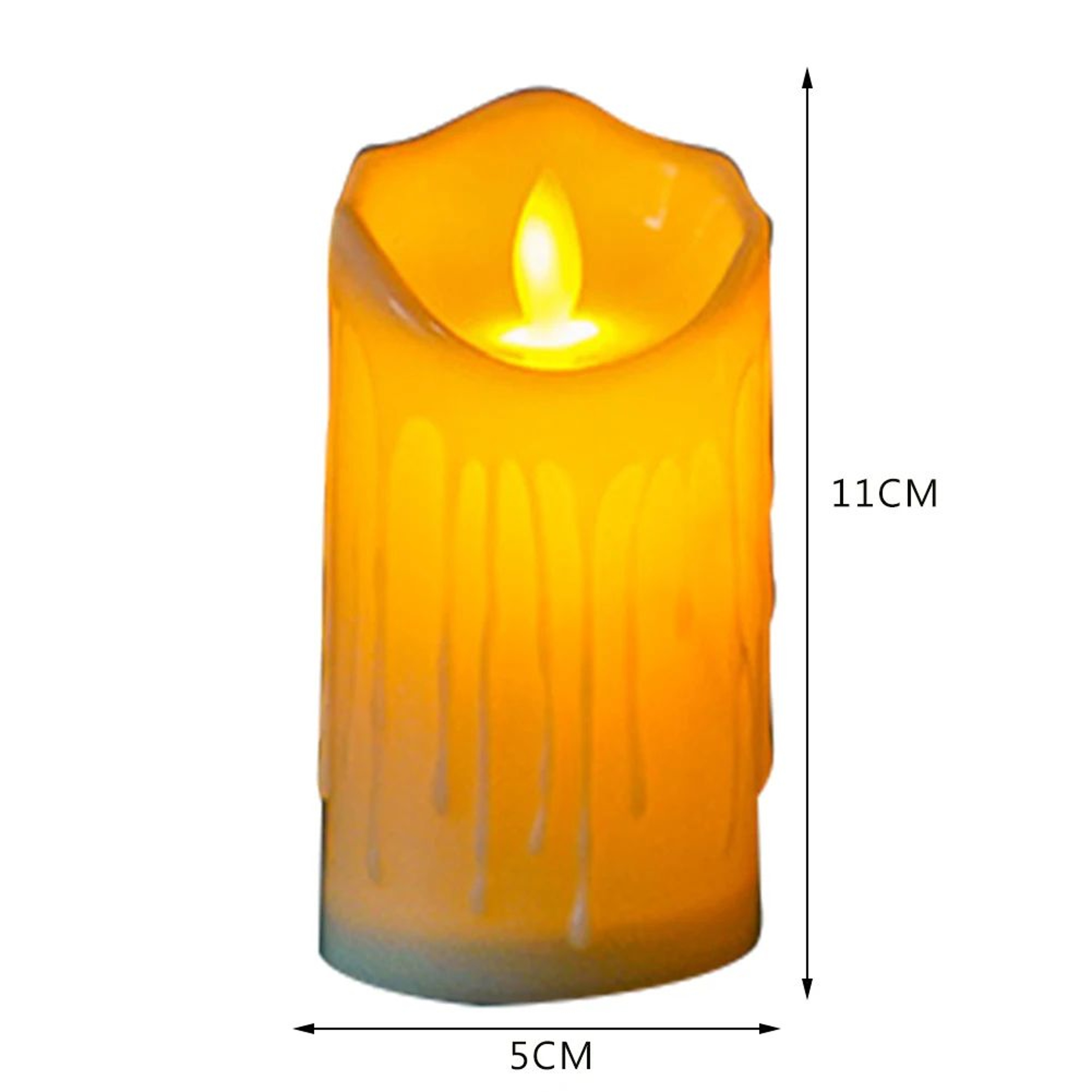 Flameless LED Flickering Candle Light Set 8