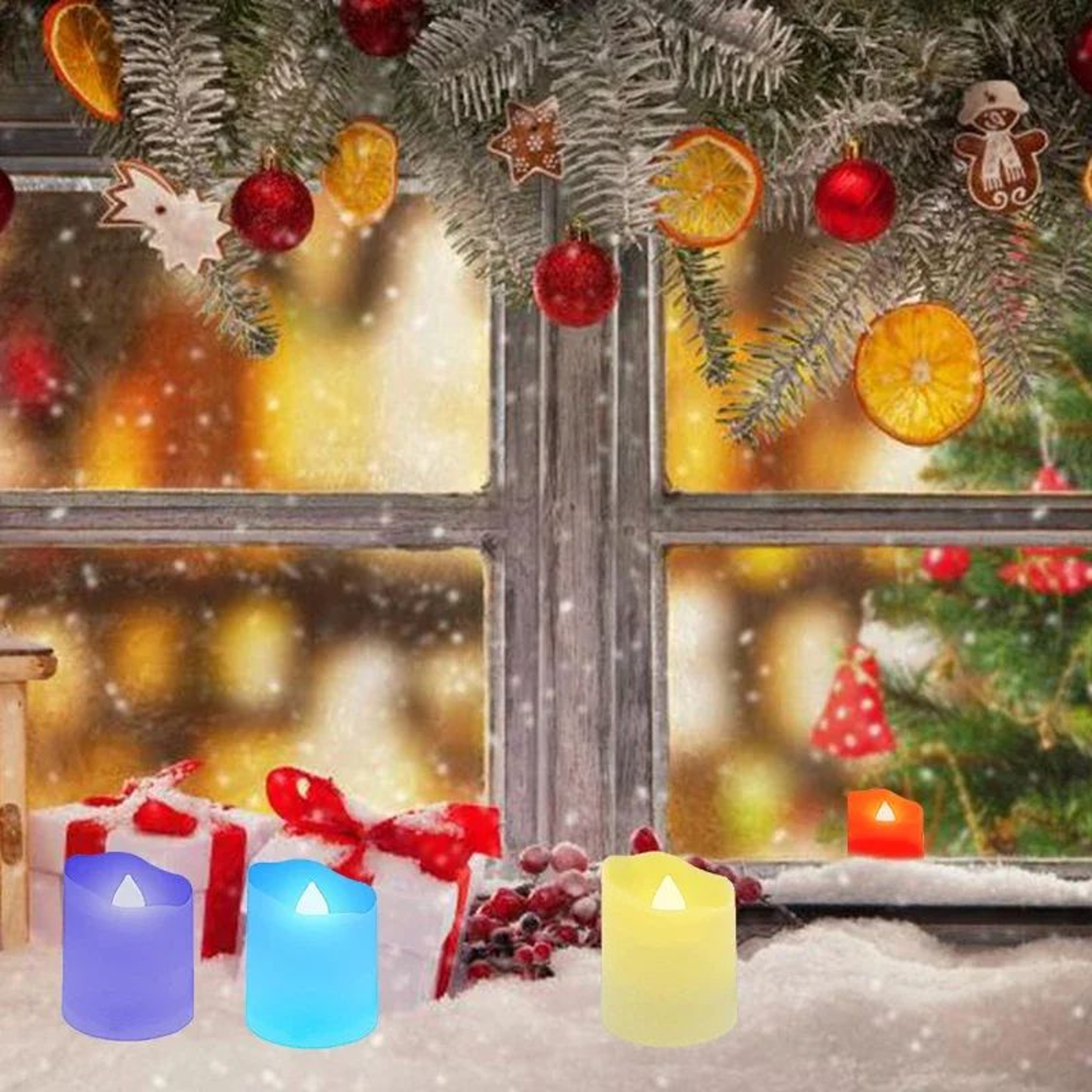 Rechargeable LED Flameless Tea Candles With Remote And Timer 14