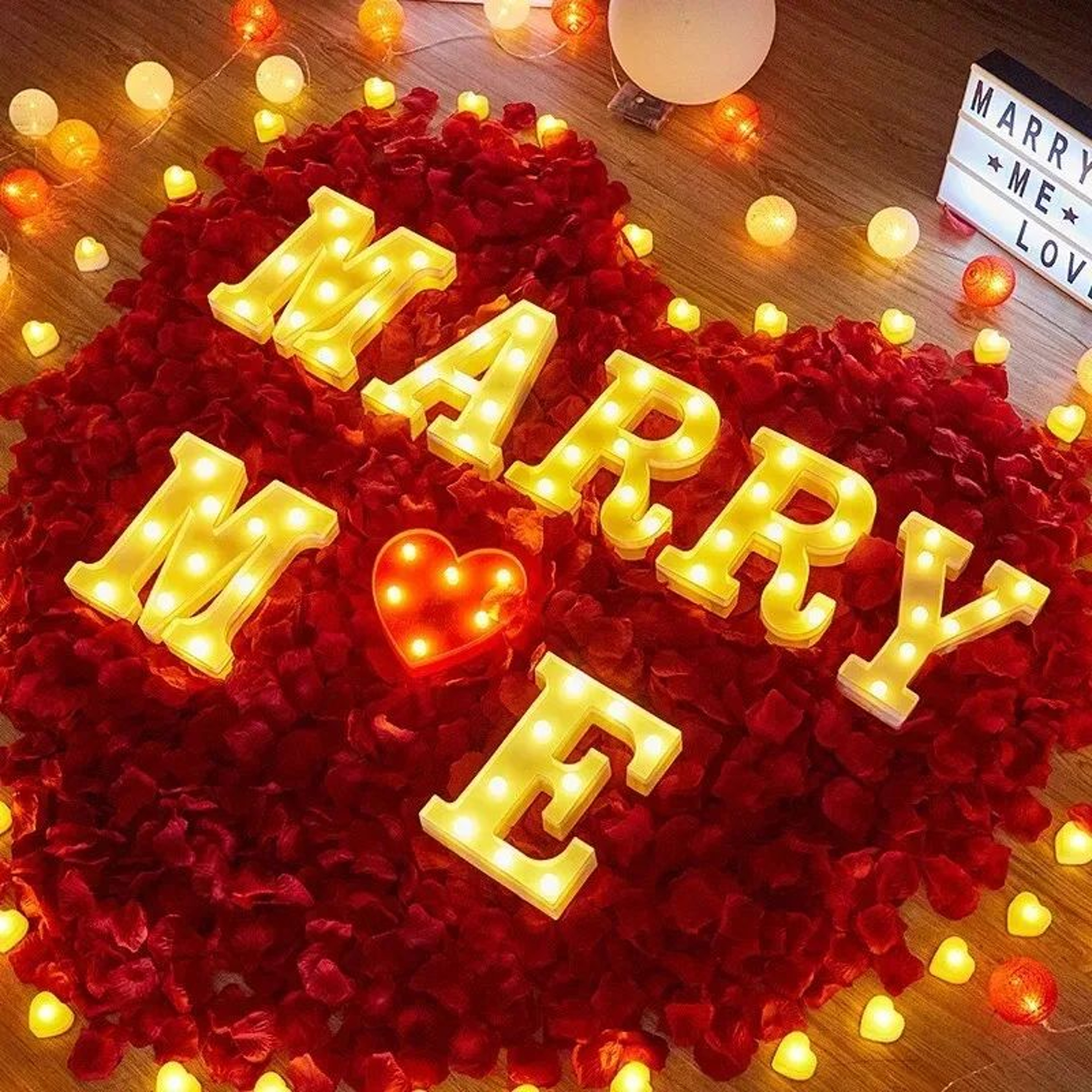 Heart Shaped LED Tealight Candles Battery Operated Flickering Lights 3