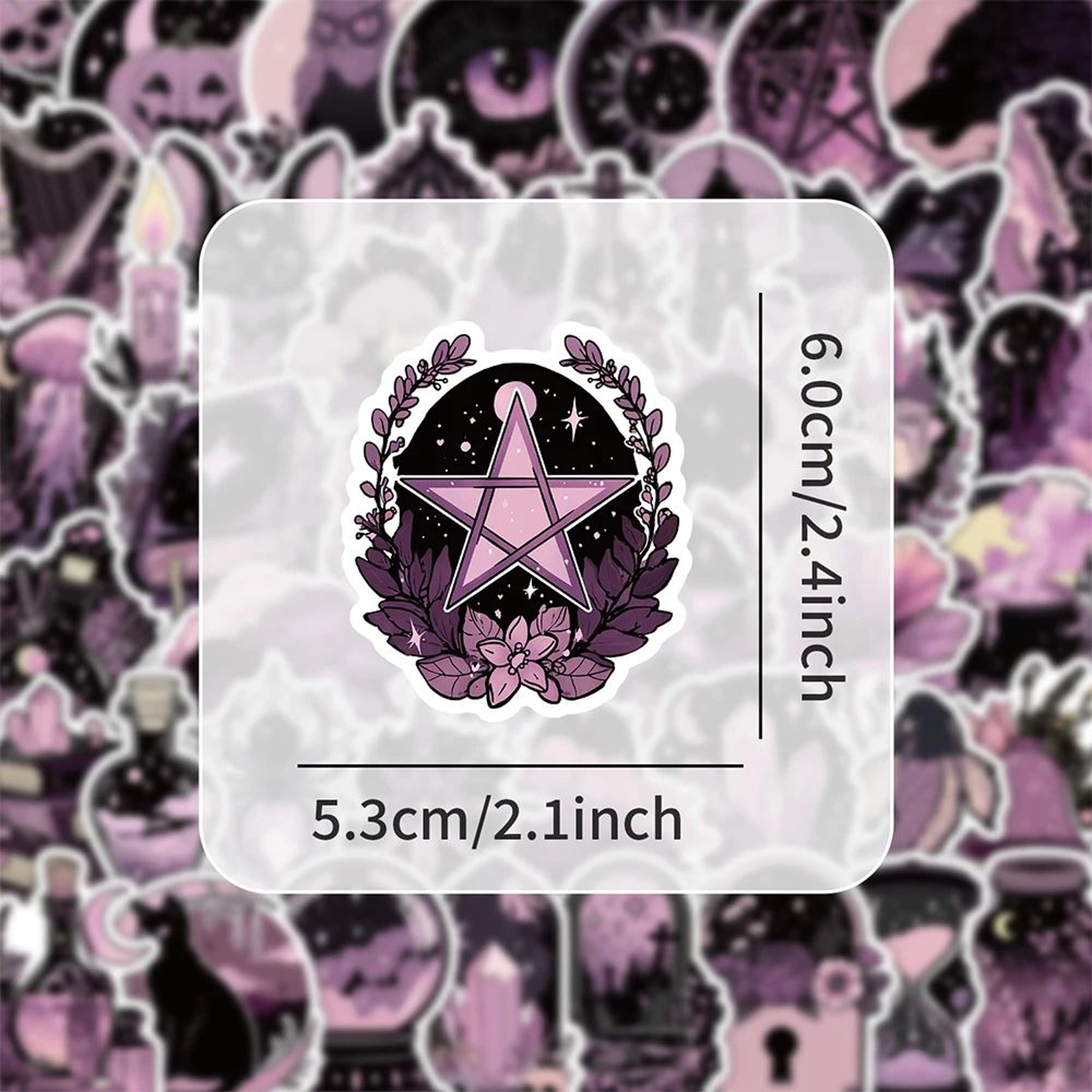 Pink And Black Gothic Aesthetic Sticker Pack 4