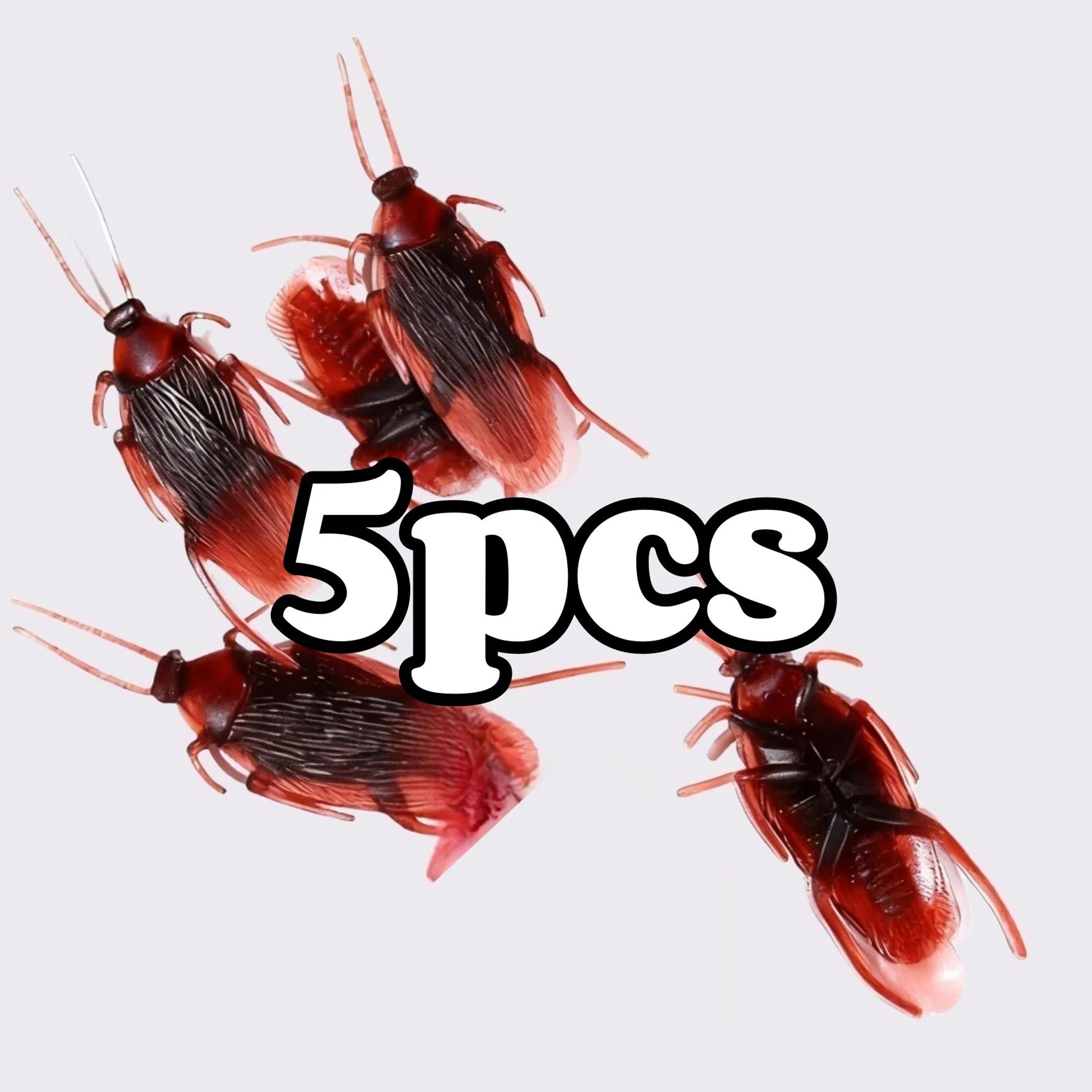 50 Piece Realistic Fake Cockroach Prank Toy Set 27