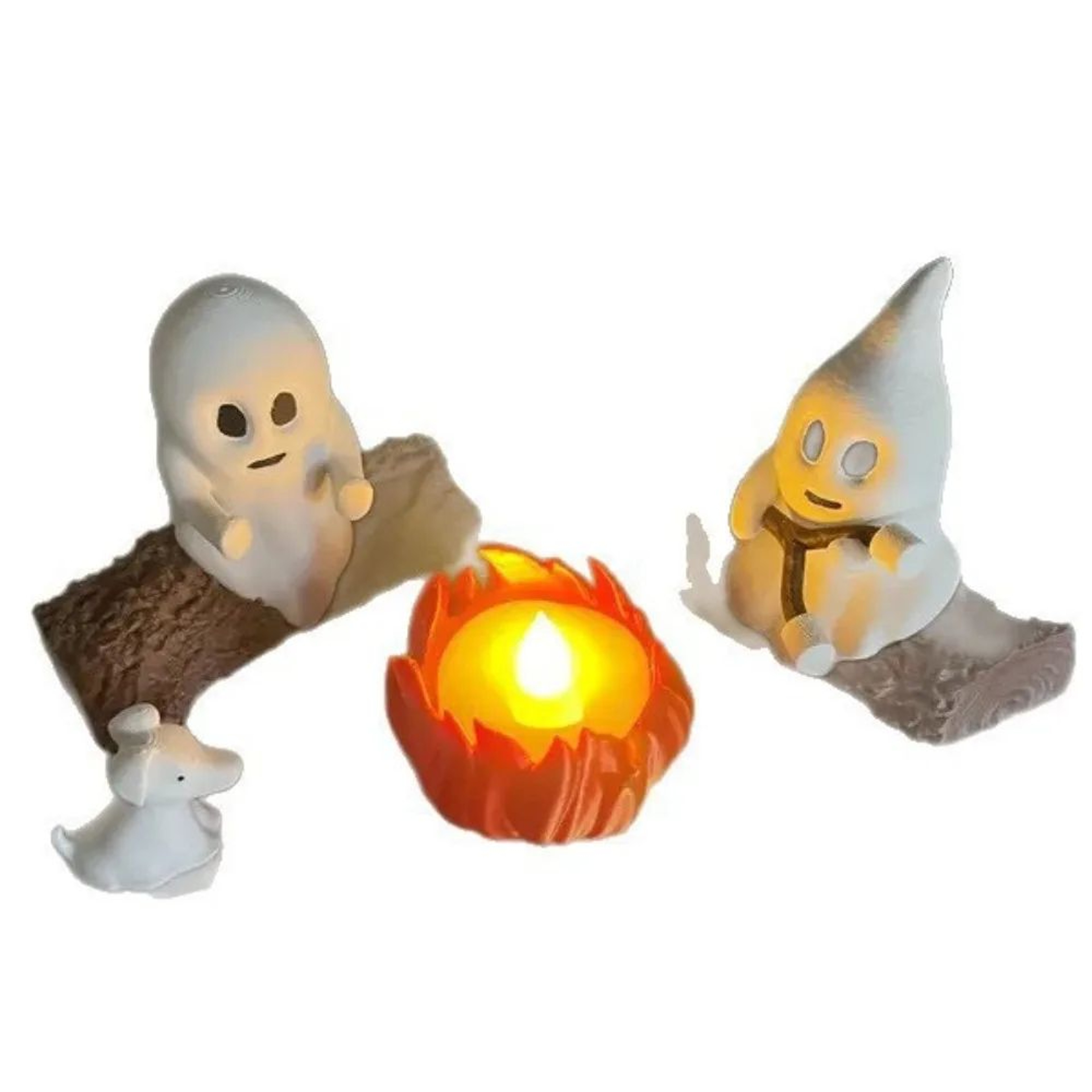 Halloween Ghost Campfire Decoration Set Haunted House Party Prop 4