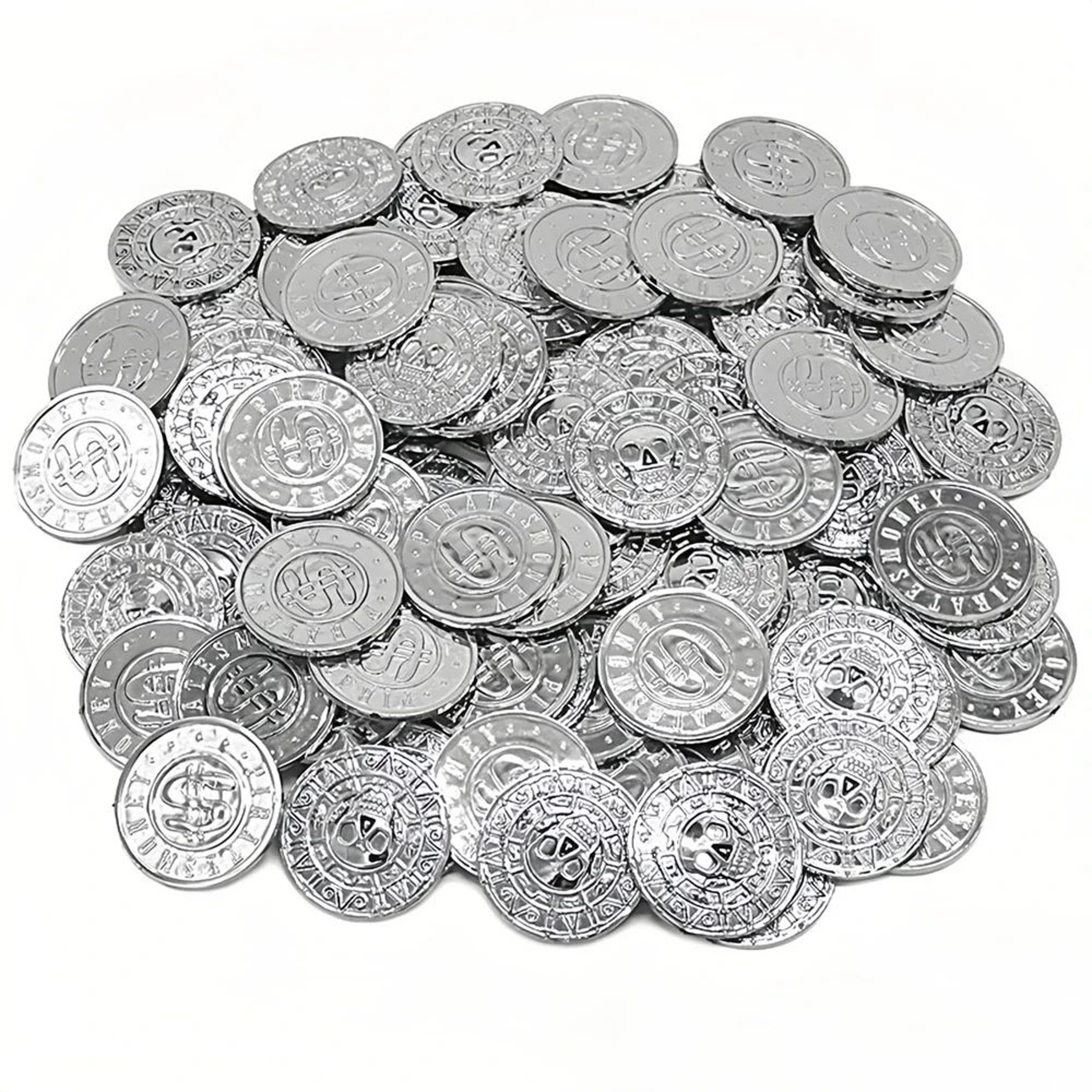 Retro Pirate Treasure Coins Party Favor Set 7
