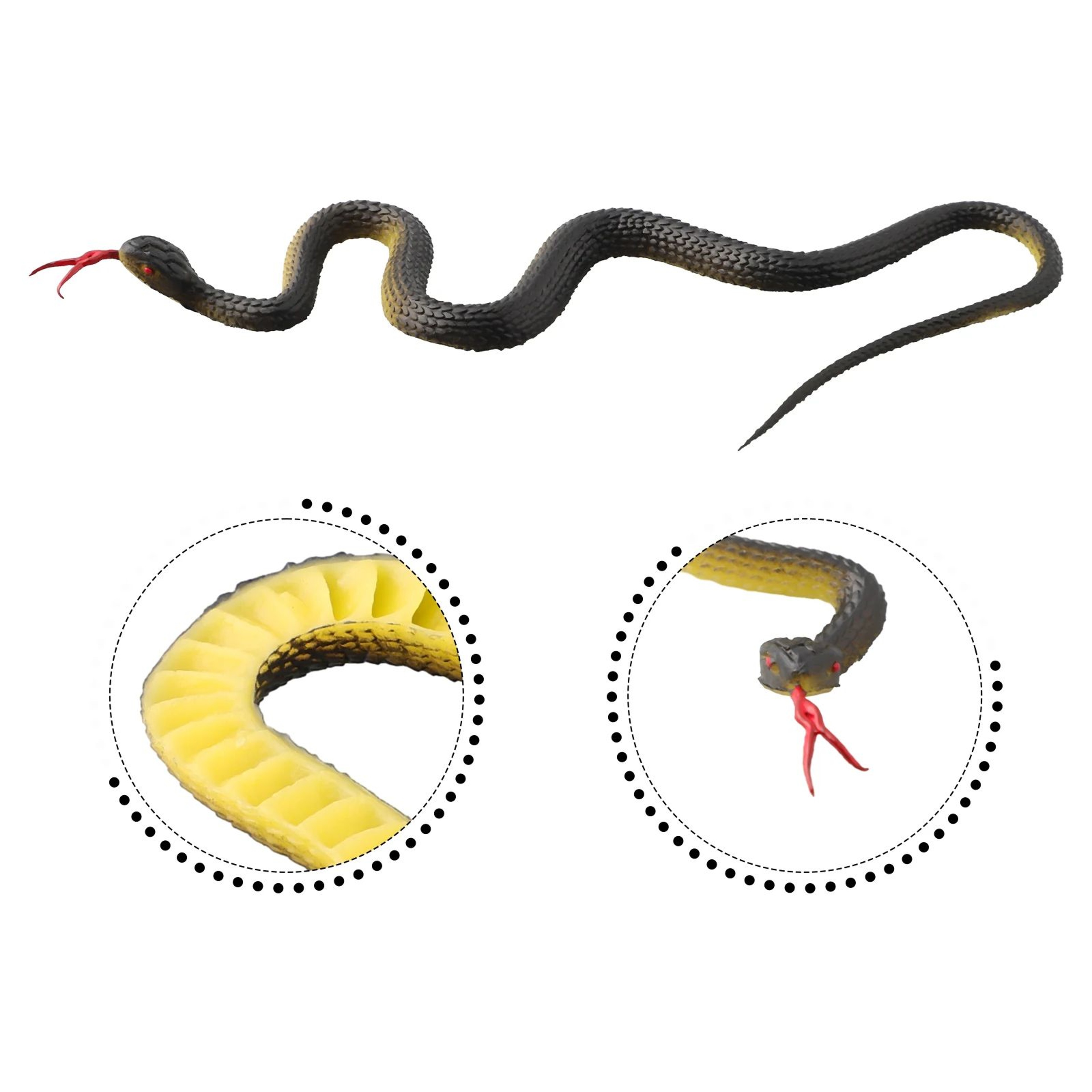 45cm Realistic Rubber Anaconda Prank Snake 6