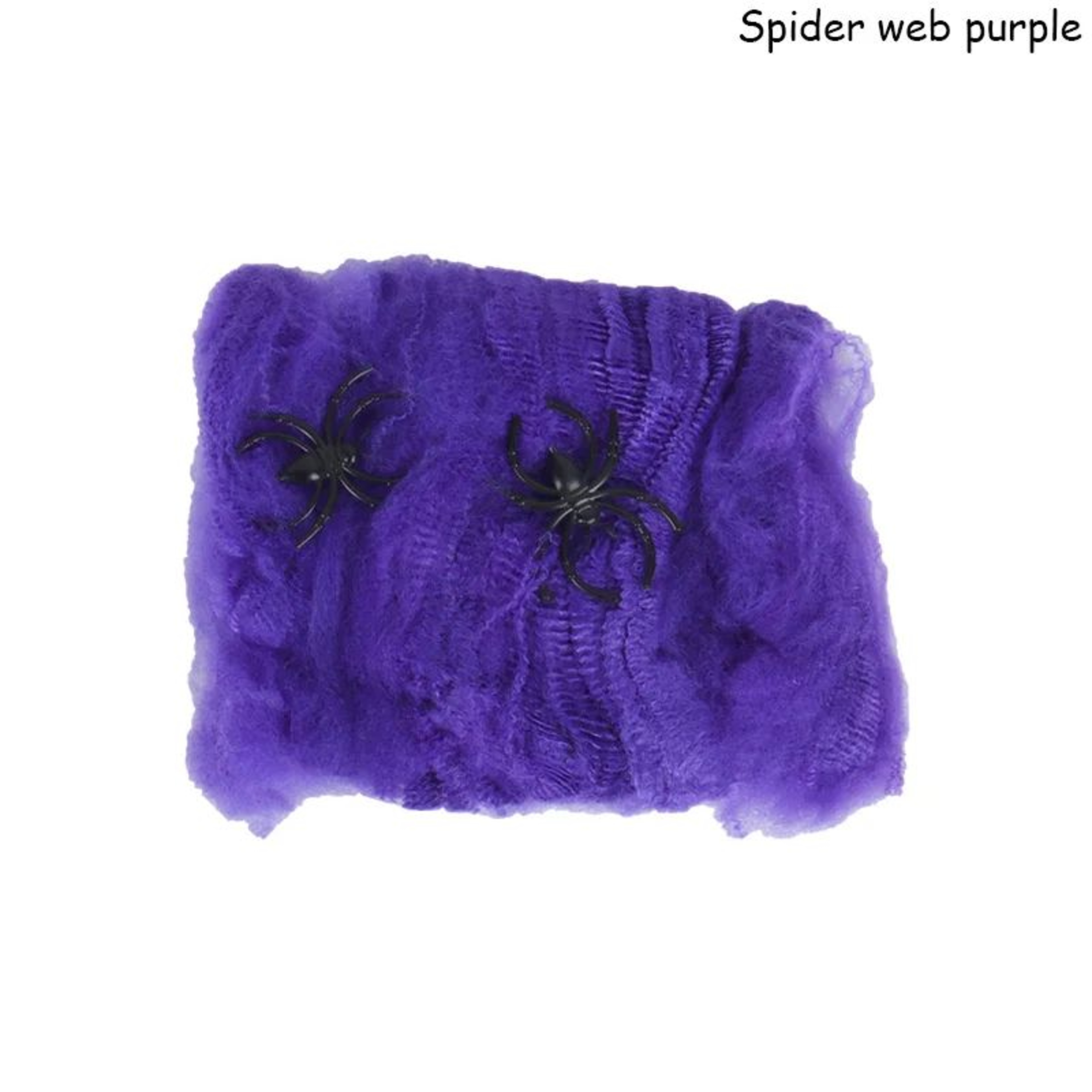 Stretchy Artificial Spider Web Halloween Decor 8