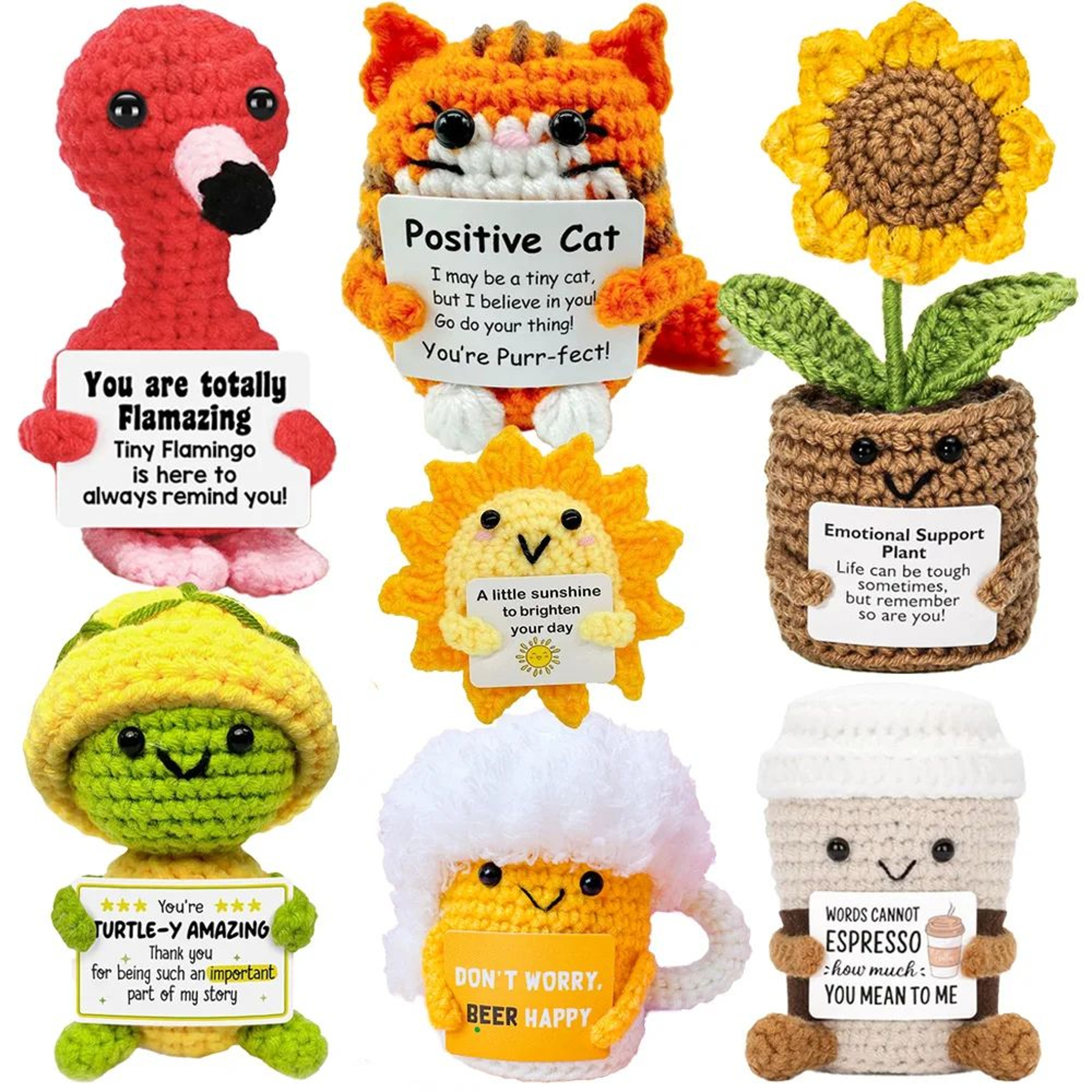 Handmade Pocket Hug Crochet Plush With Gift Card 0