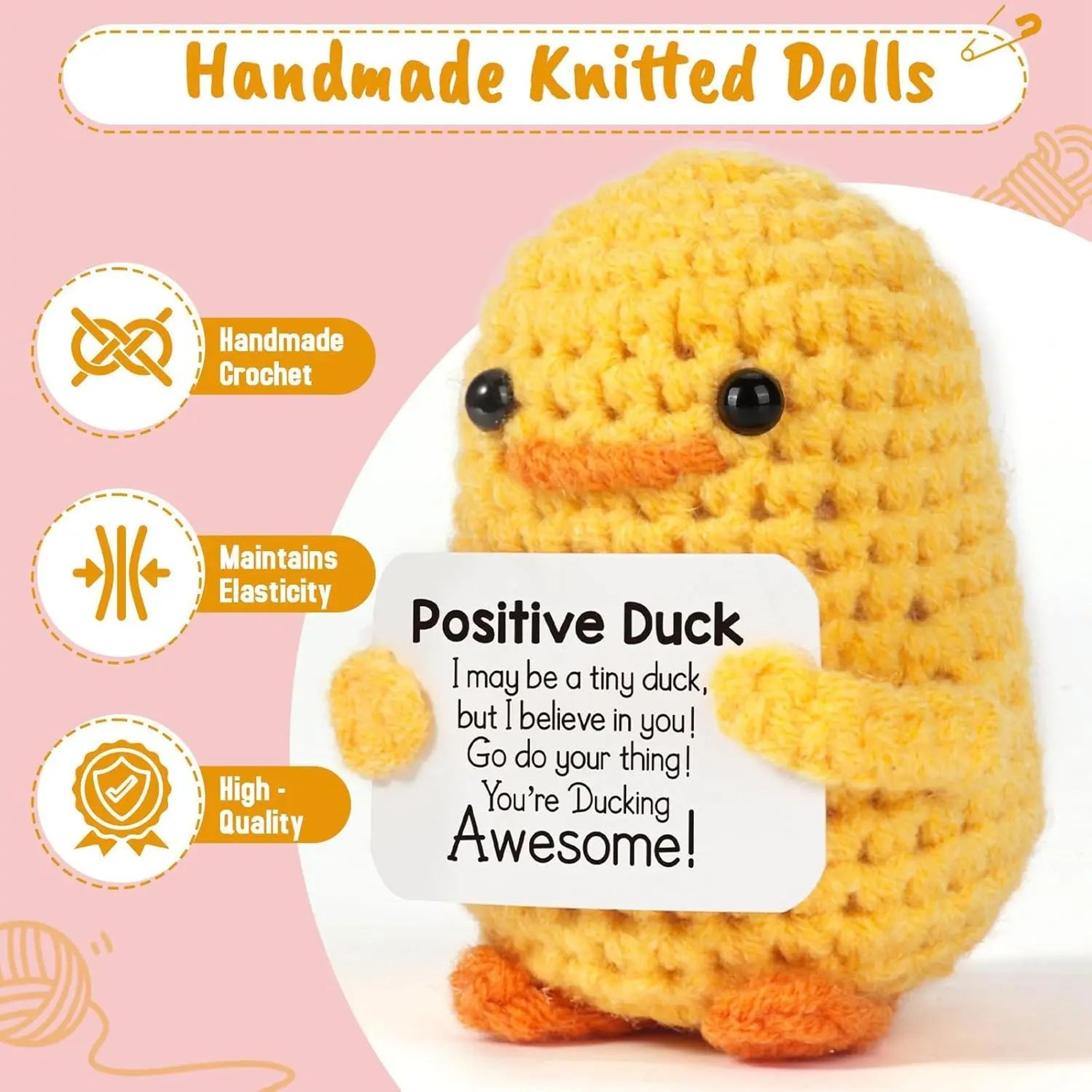 Handmade Pocket Hug Crochet Plush With Gift Card 2
