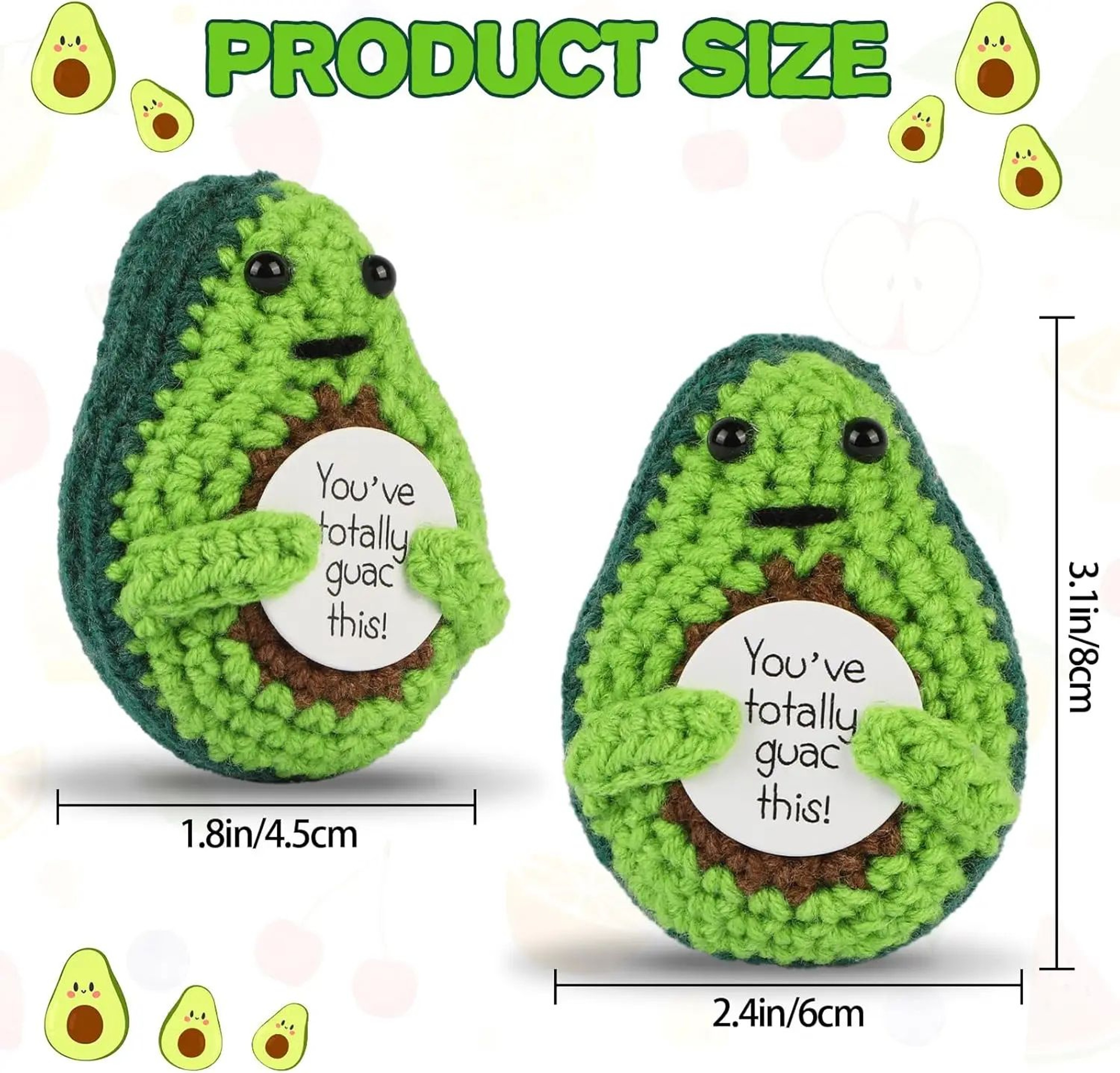 Handmade Pocket Hug Crochet Plush With Gift Card 8