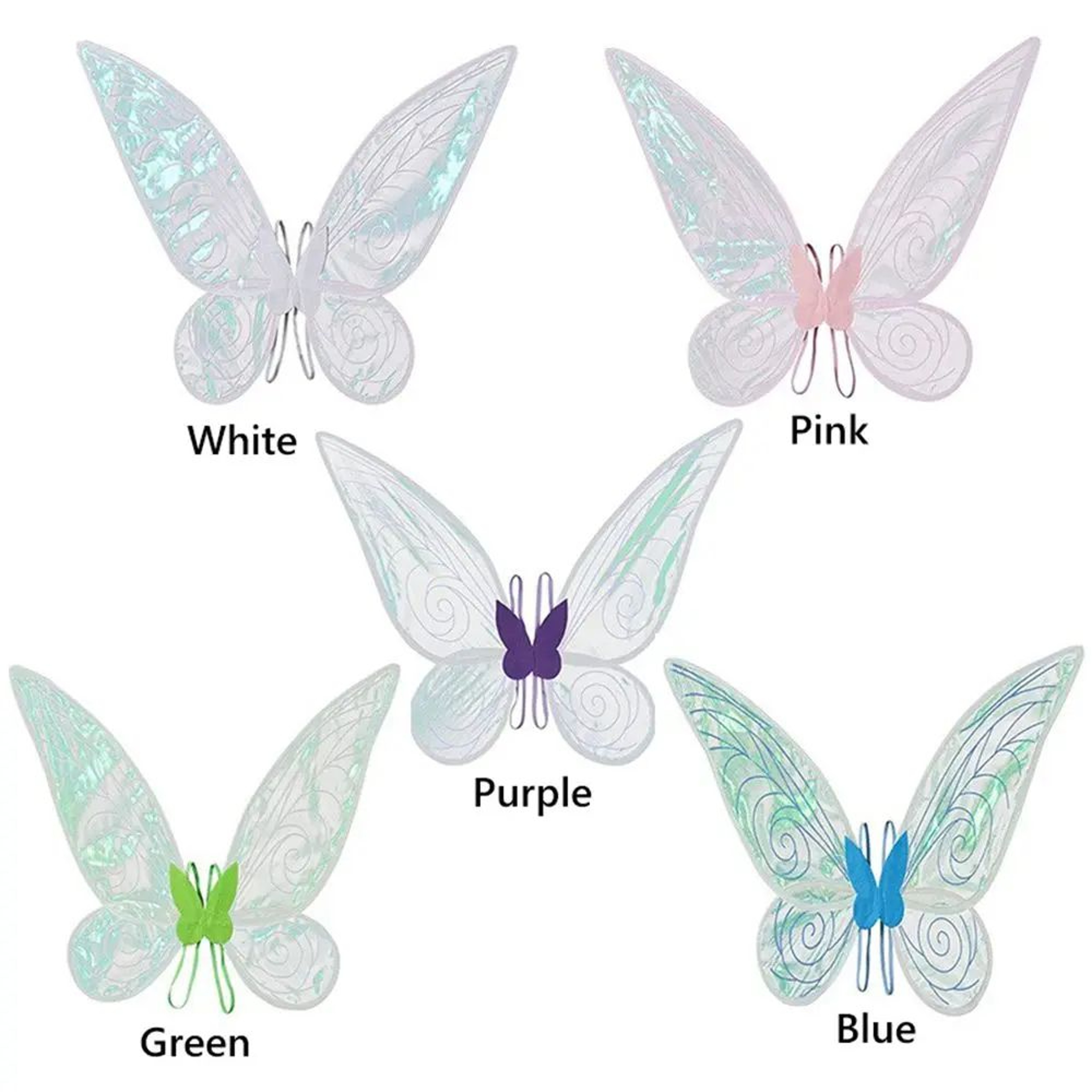 Sparkle Butterfly Fairy Wings Costume For Women And Girls 4