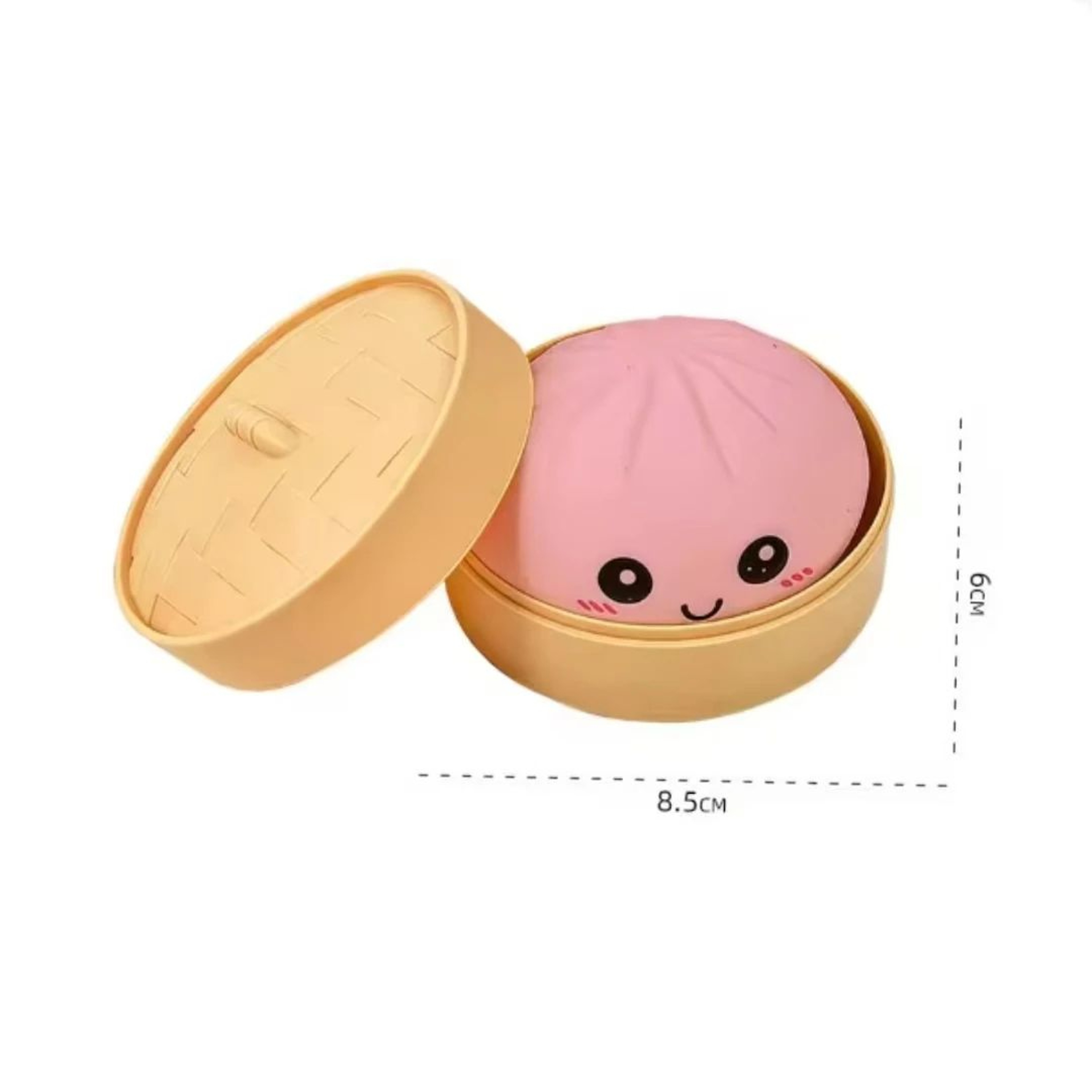 Creative Gift Dumpling Squishy Toy With Bamboo Steamer Box 20