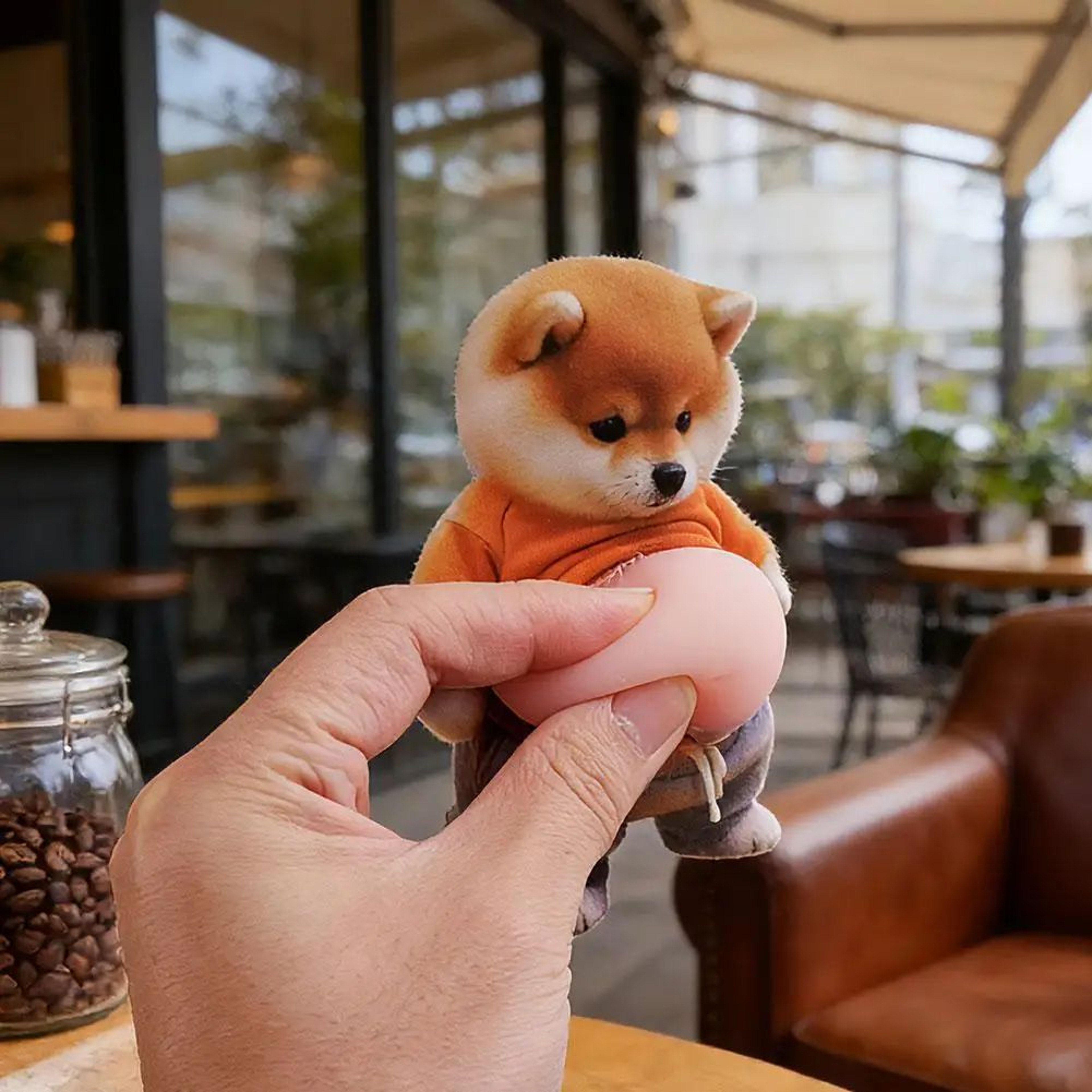 3D Shiba Inu Silicone Self Adhesive Stickers 1