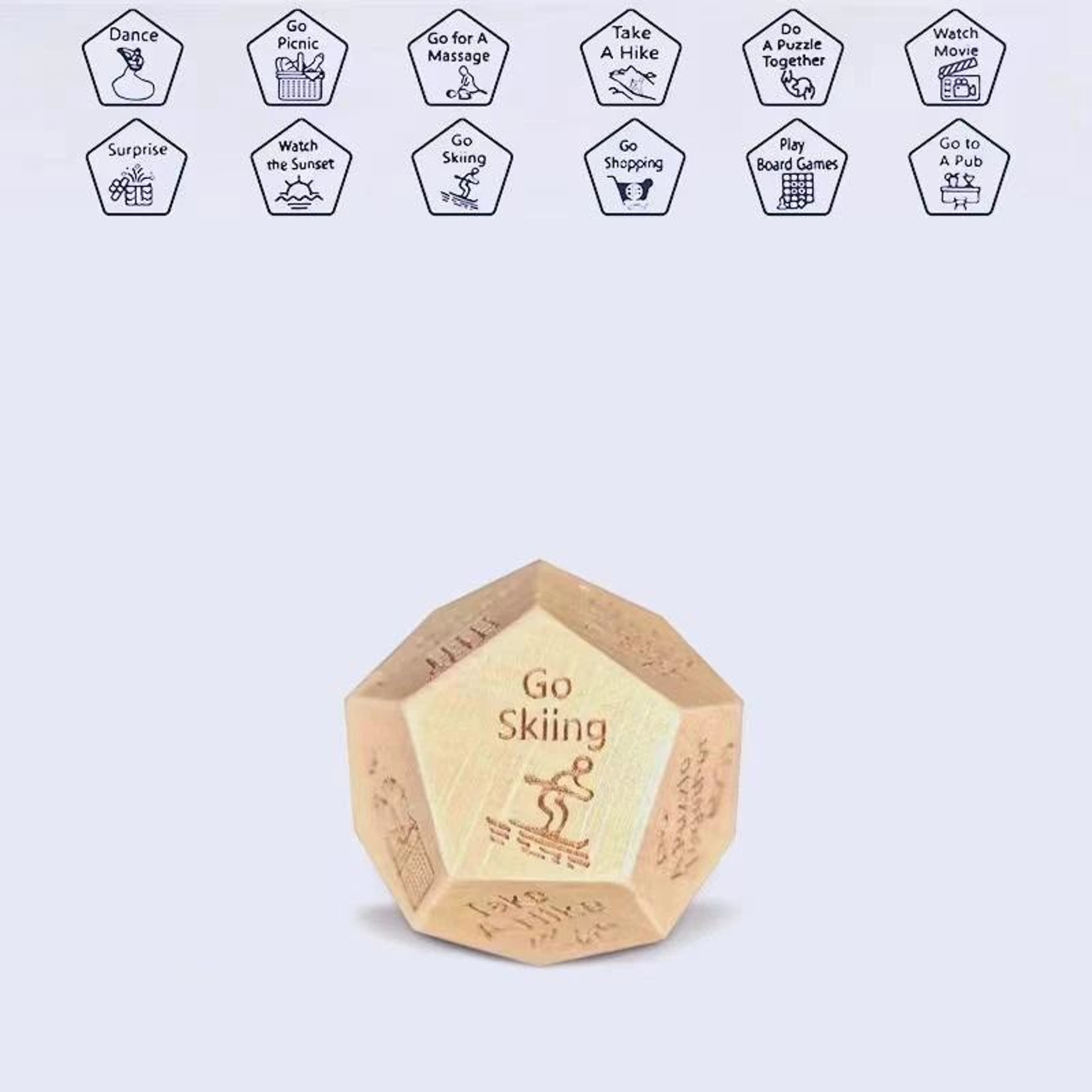 Couples Food Decision Dice Fun Gift For Him And Her 11