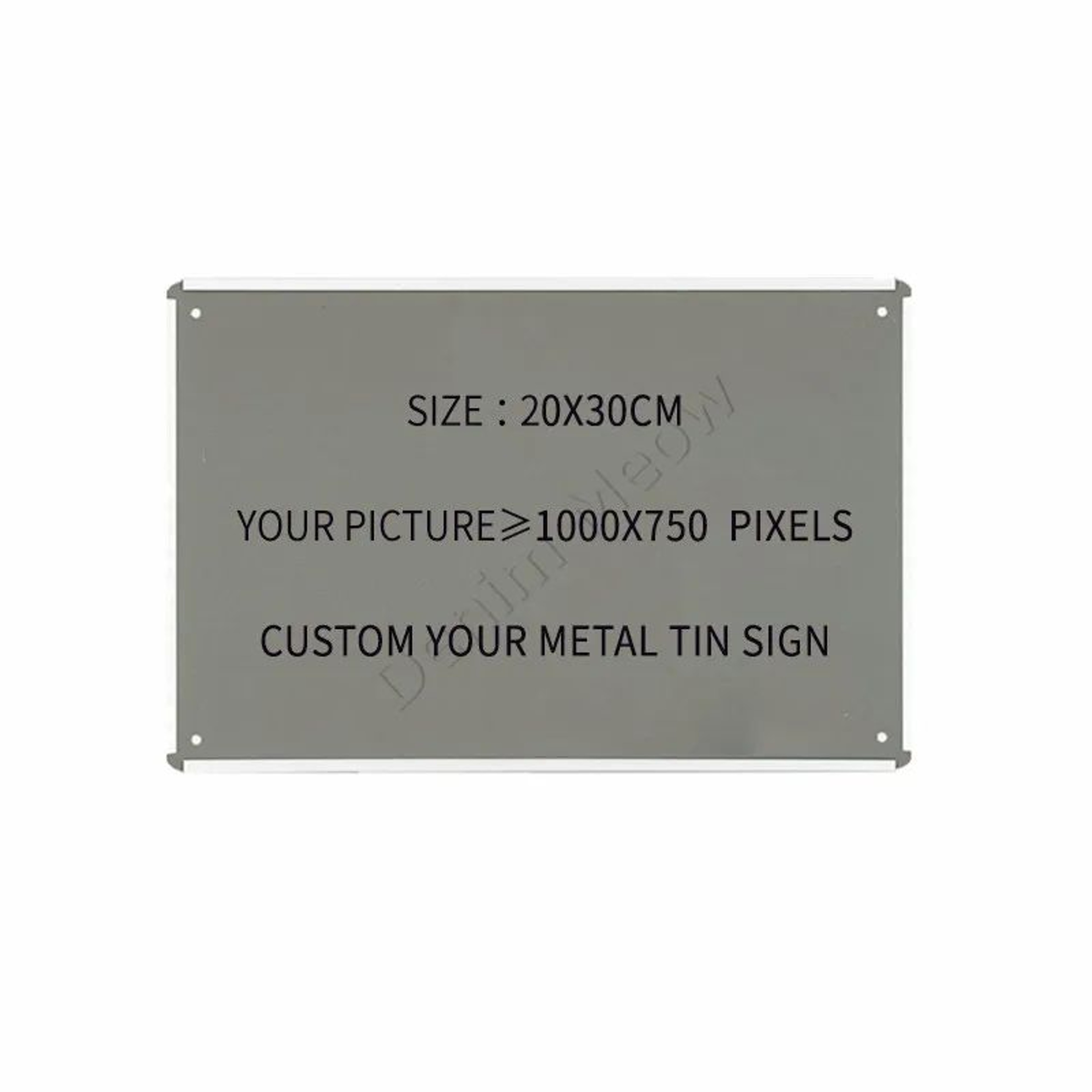 Custom Retro Metal Tin Sign Personalized Wall Plaque 4