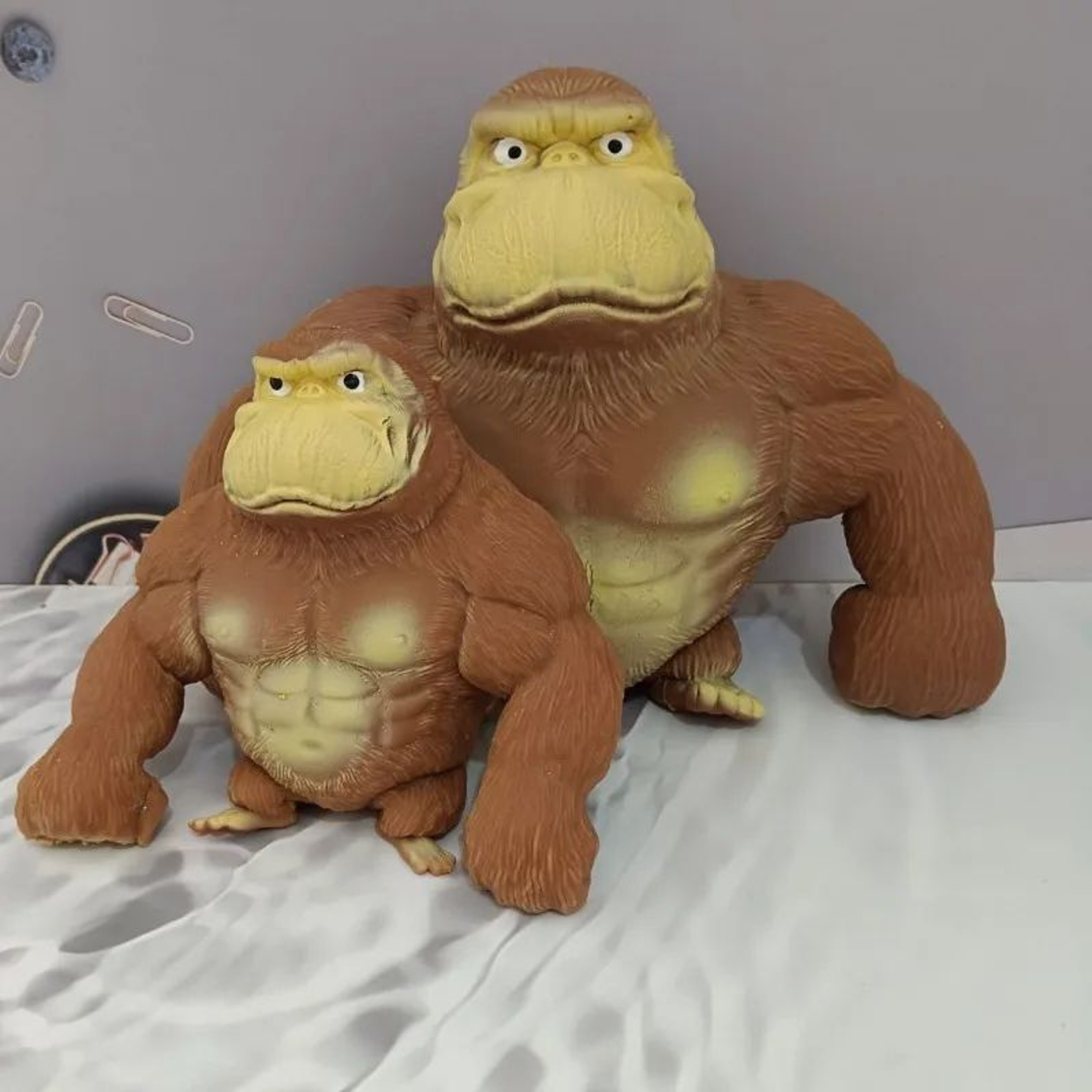 Funny Stretchable Gorilla Figurine Desk Decor 6