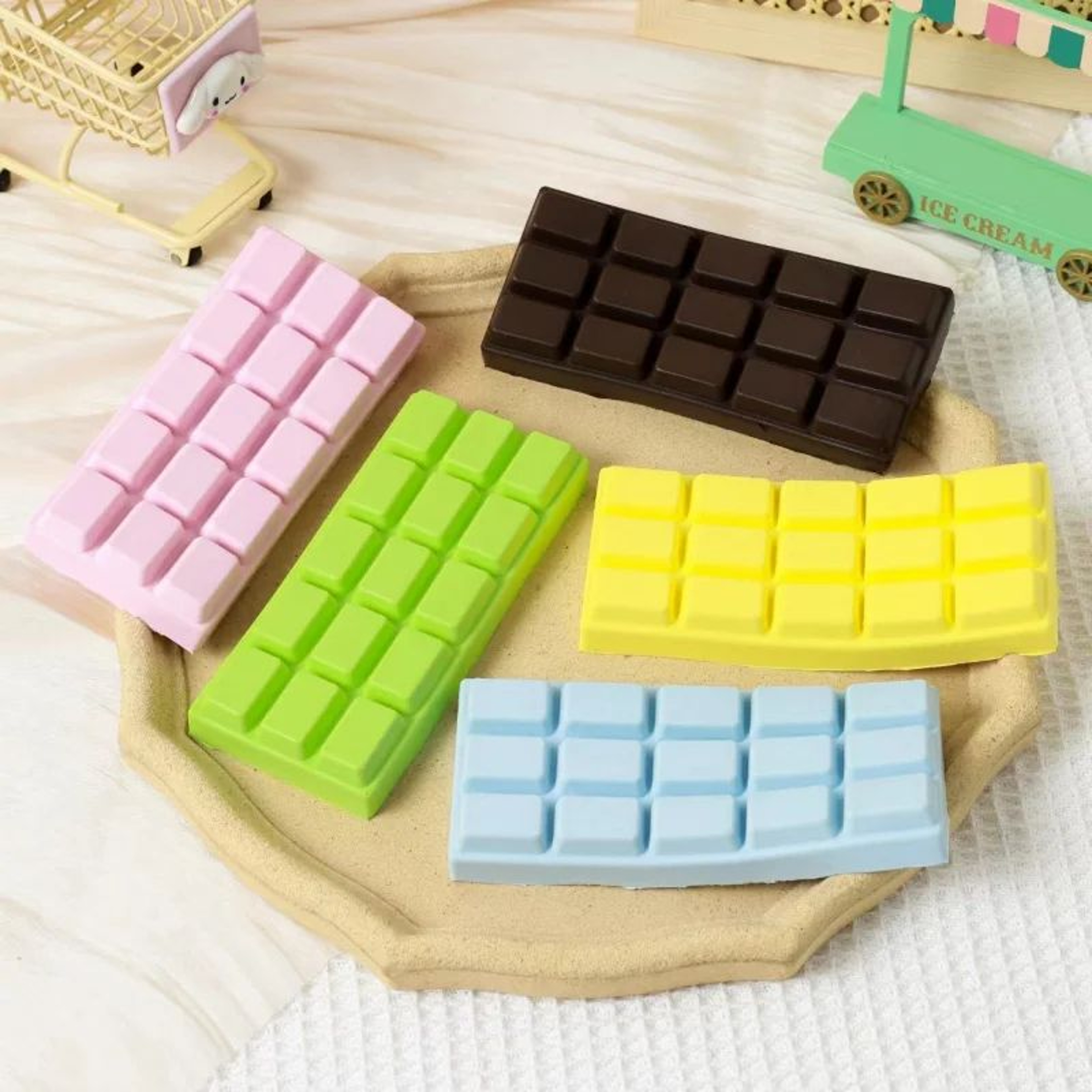 Chocolate Bar Squishy Stress Relief Toy 1