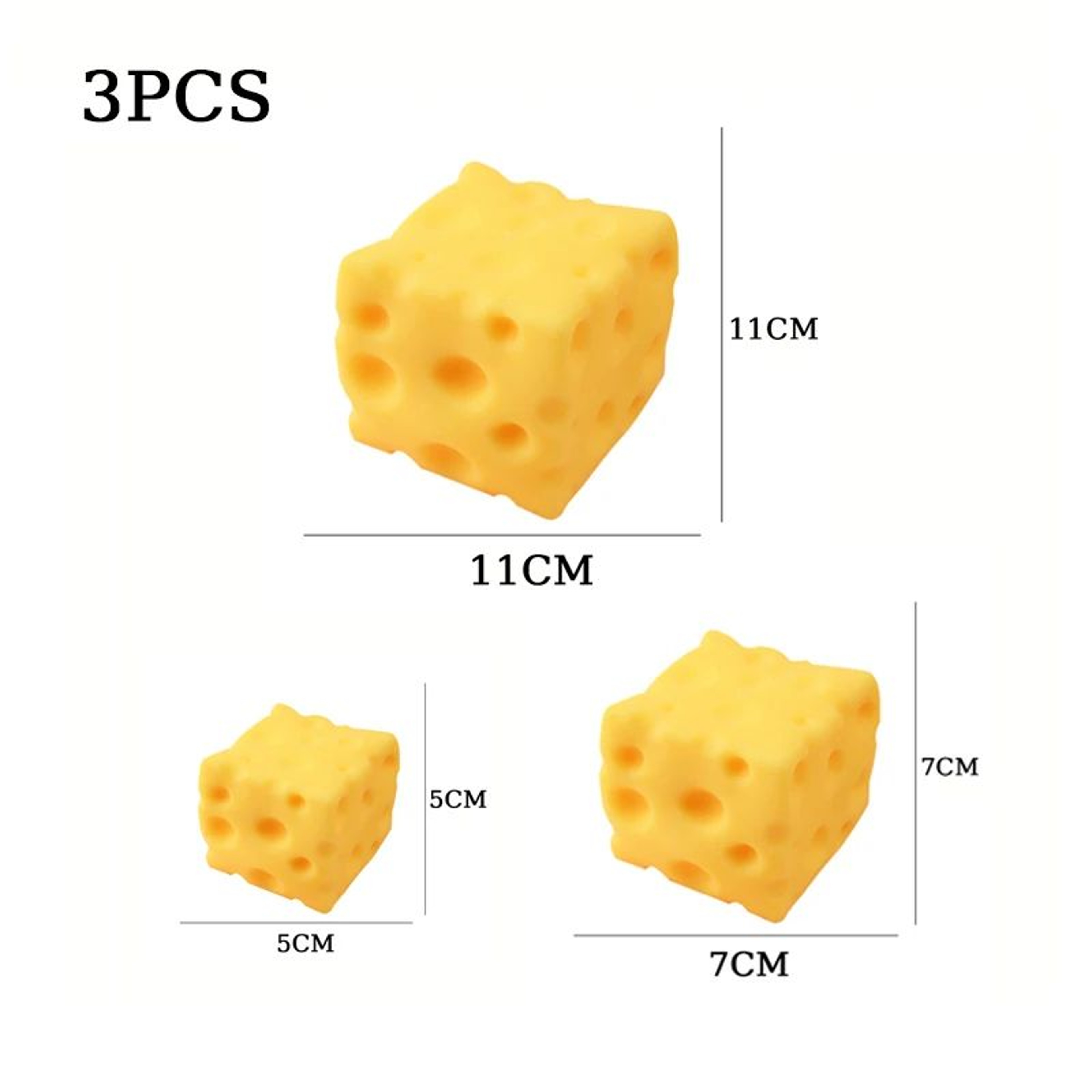 Giant Cheese Squishy Slow Rebound Fidget Toy 9