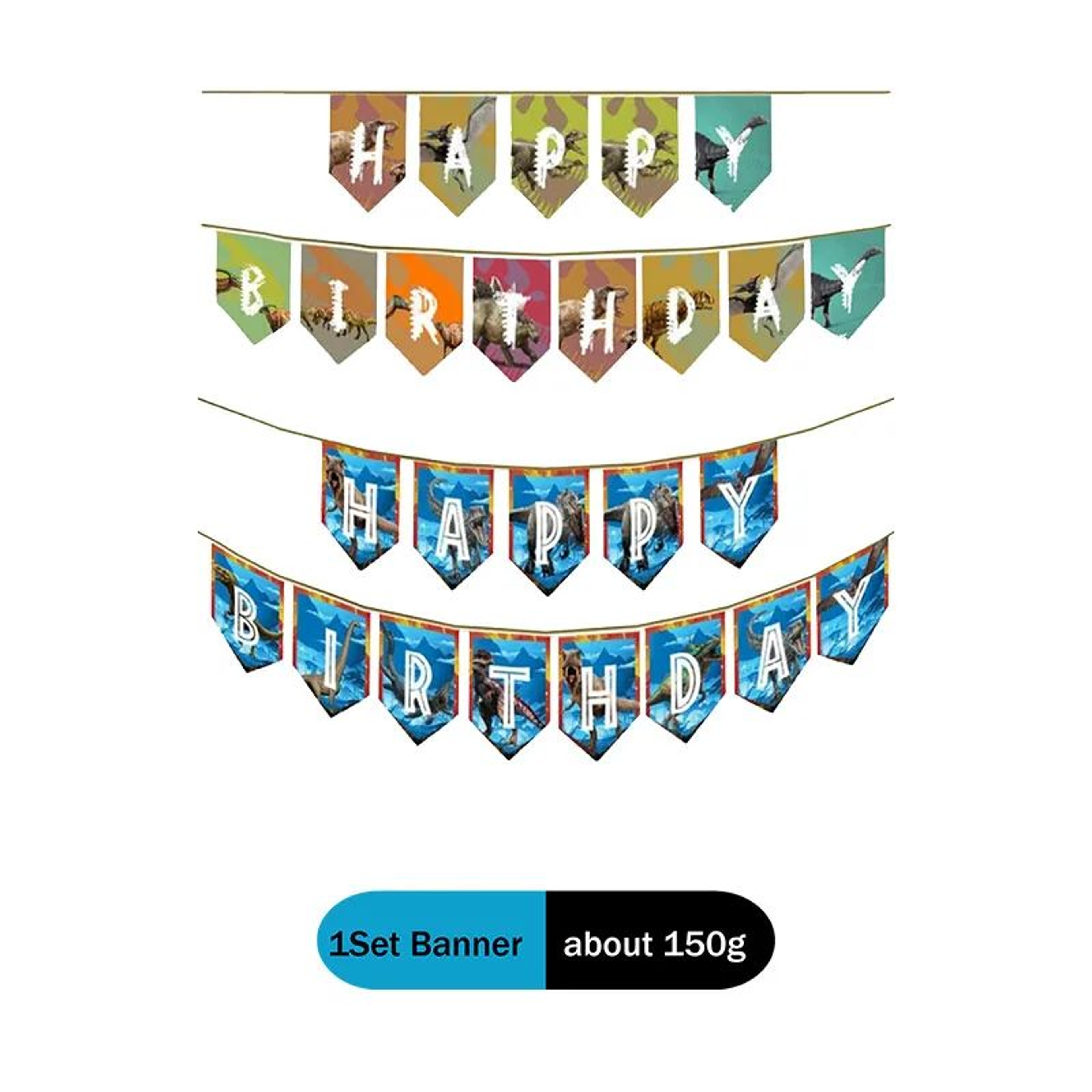 Jurassic Dinosaur Birthday Party Decoration Set 1