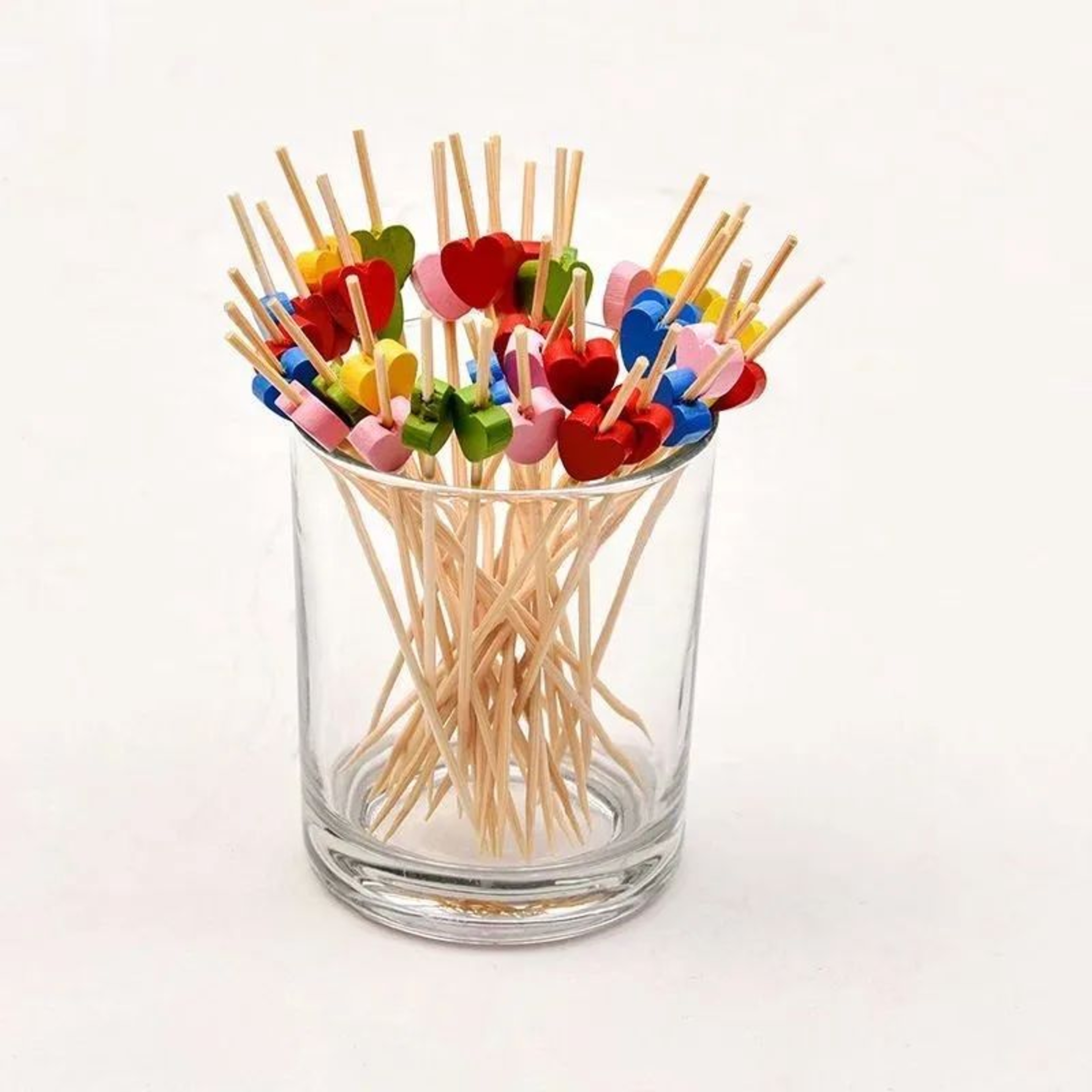 Red Heart Bamboo Cocktail Fruit Picks 3