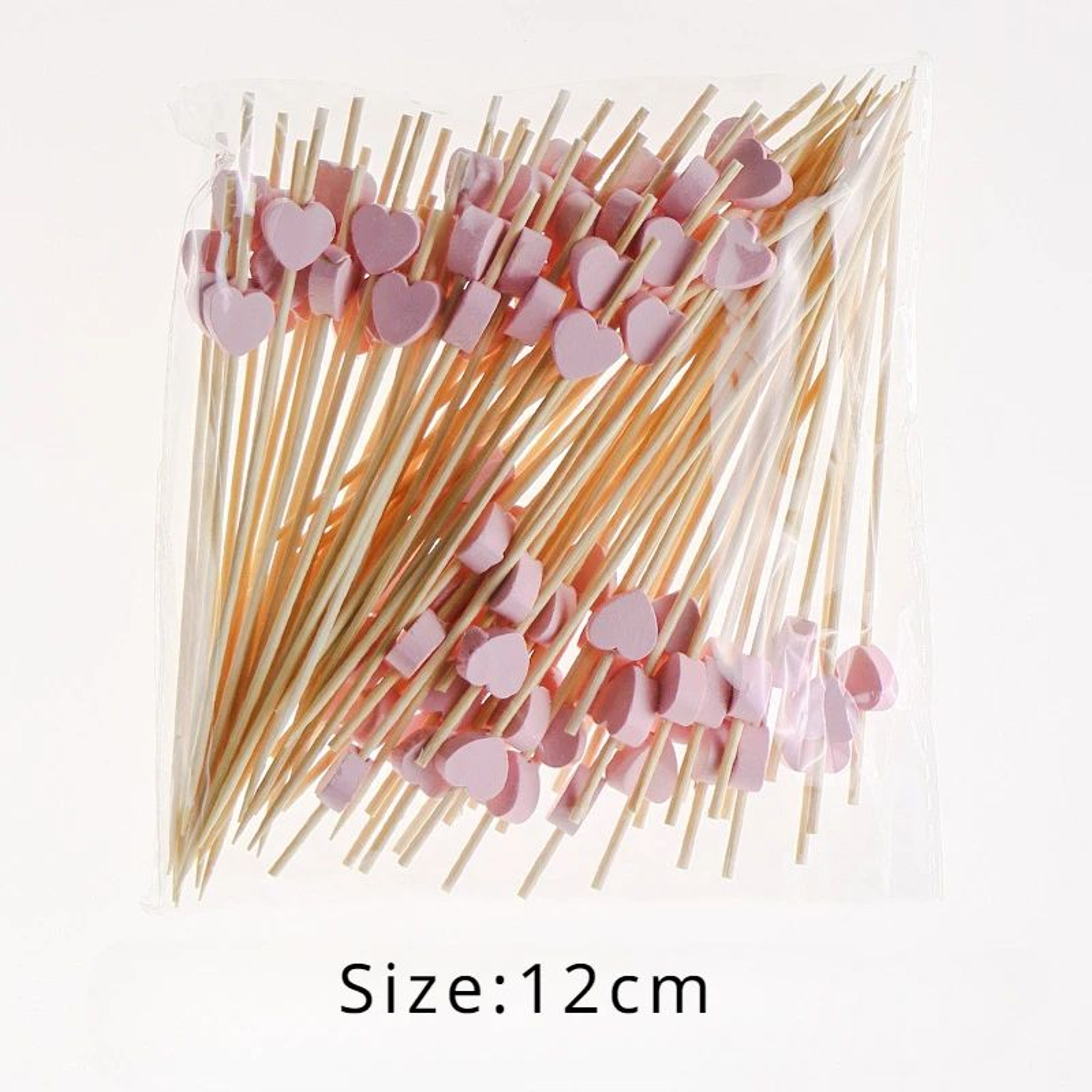 Red Heart Bamboo Cocktail Fruit Picks 9
