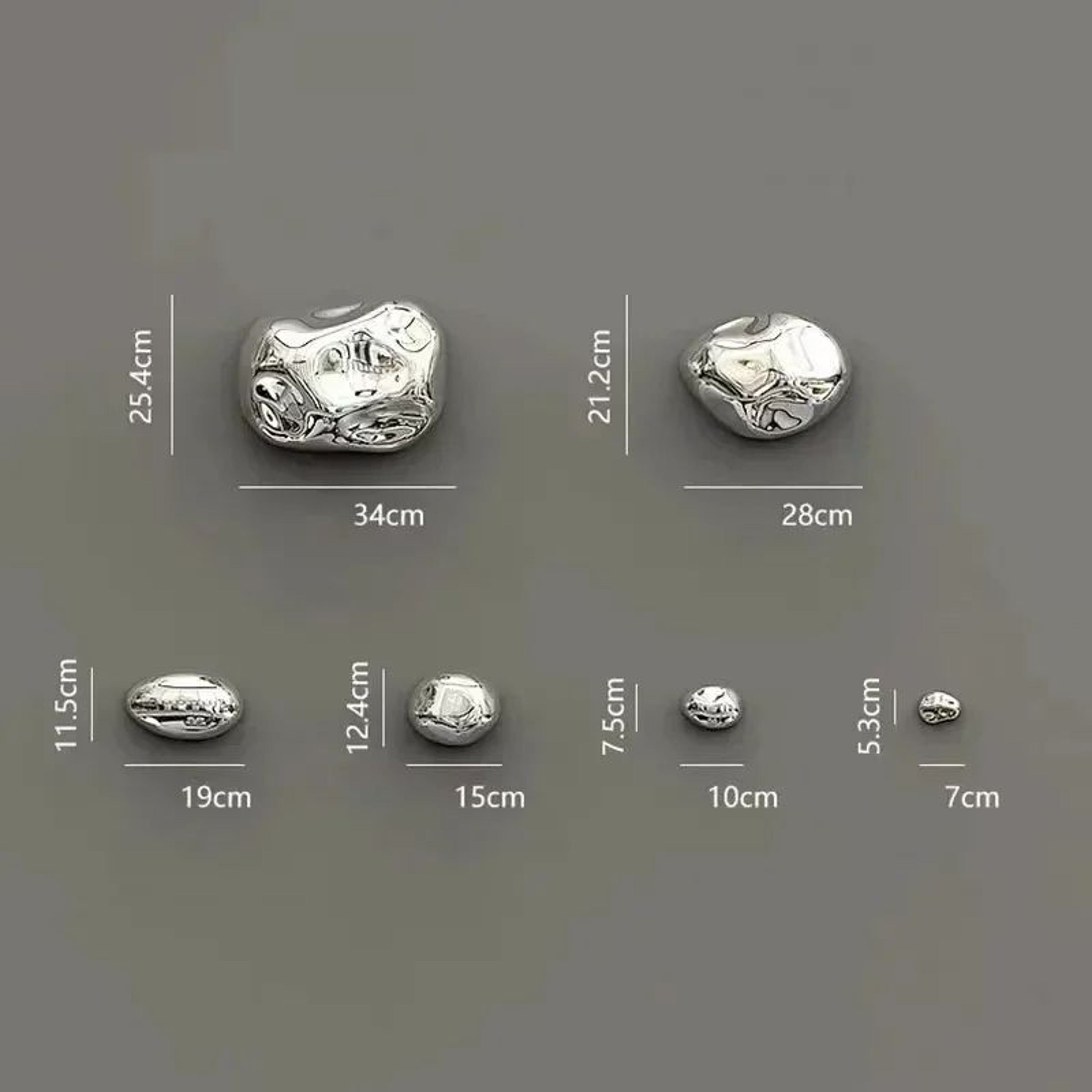 Golden 3D Simulation Stone Wall Decor 5