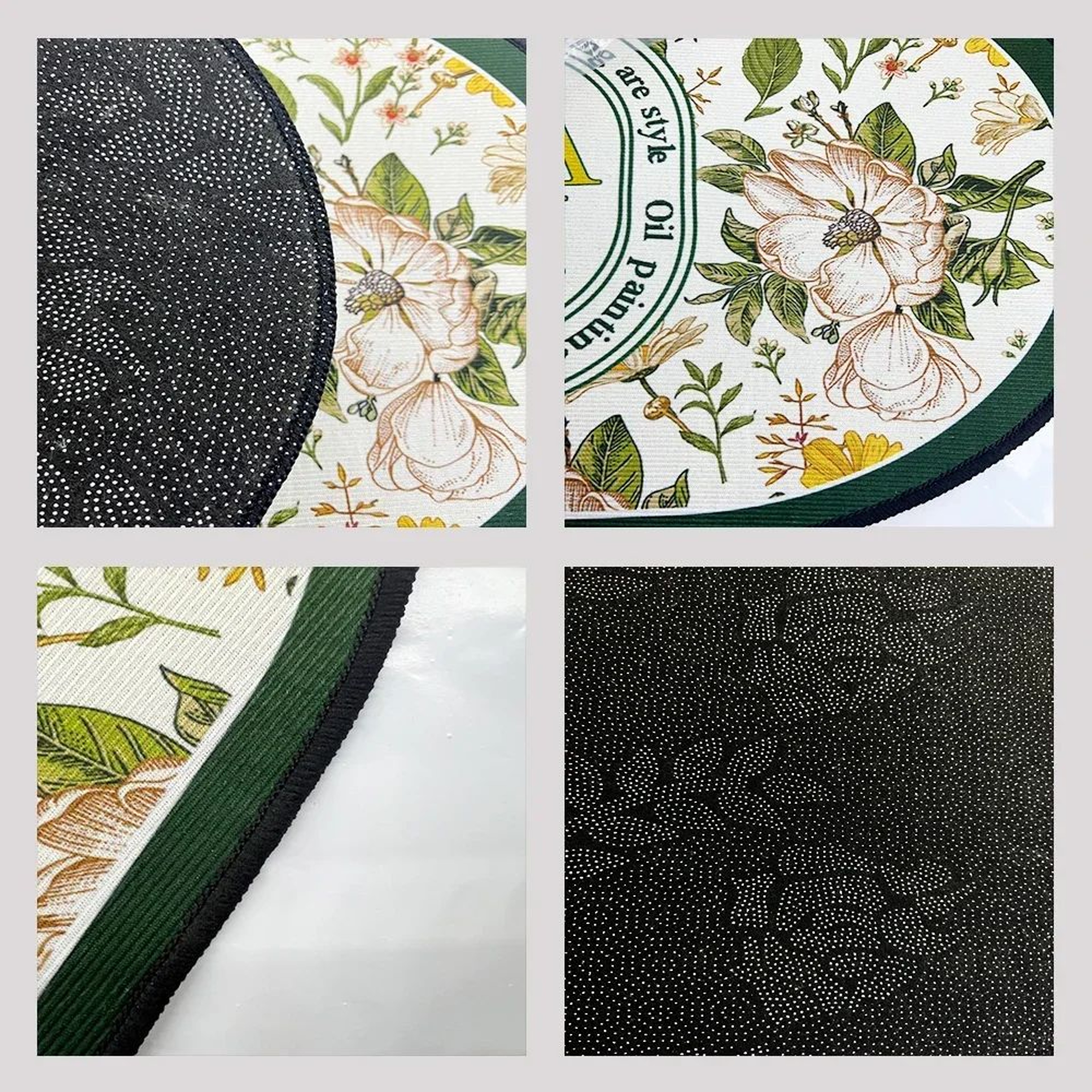 Absorbent Crystal Velvet Kitchen Runner Mat 5