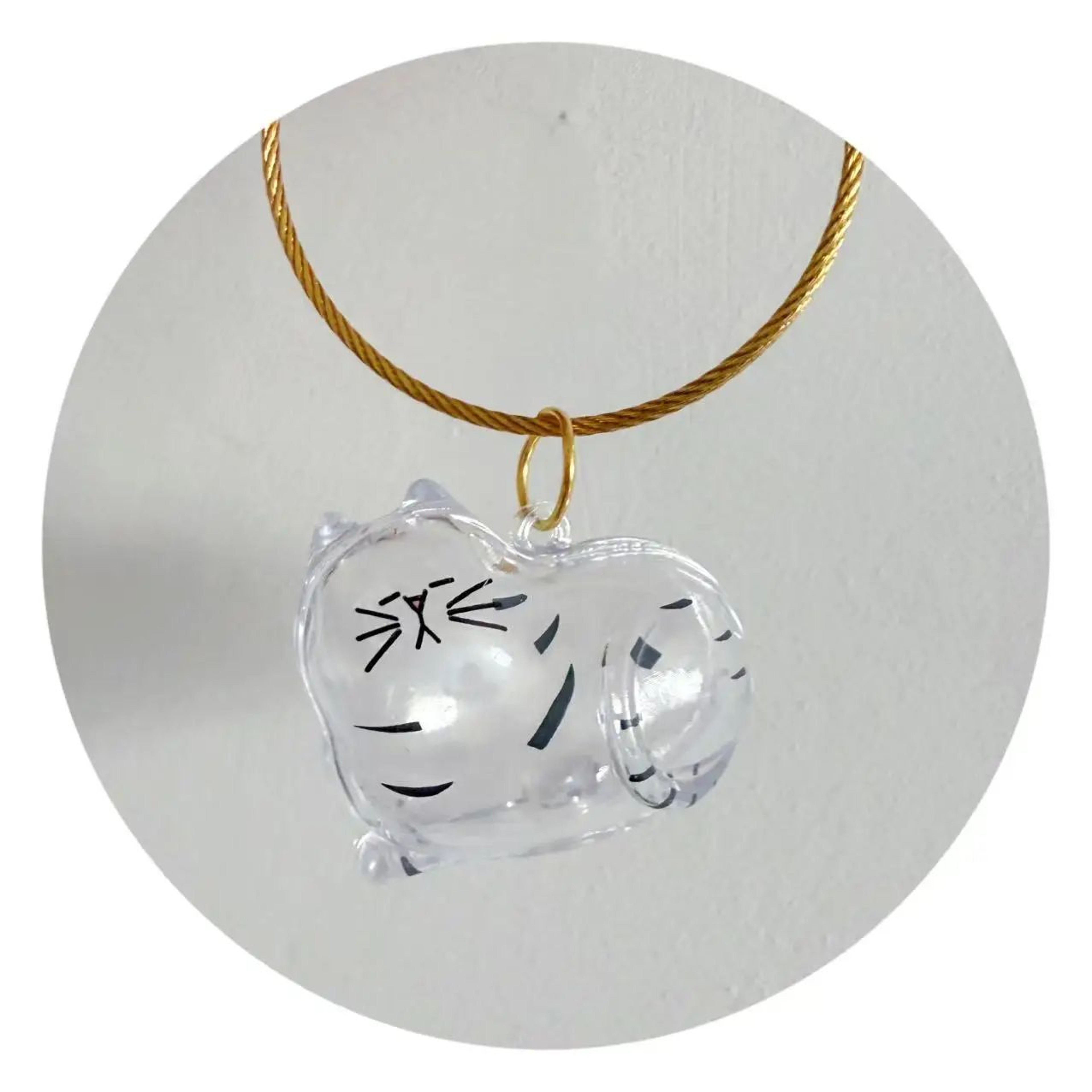 Adorable Pet Hair Memorial Keychain 10