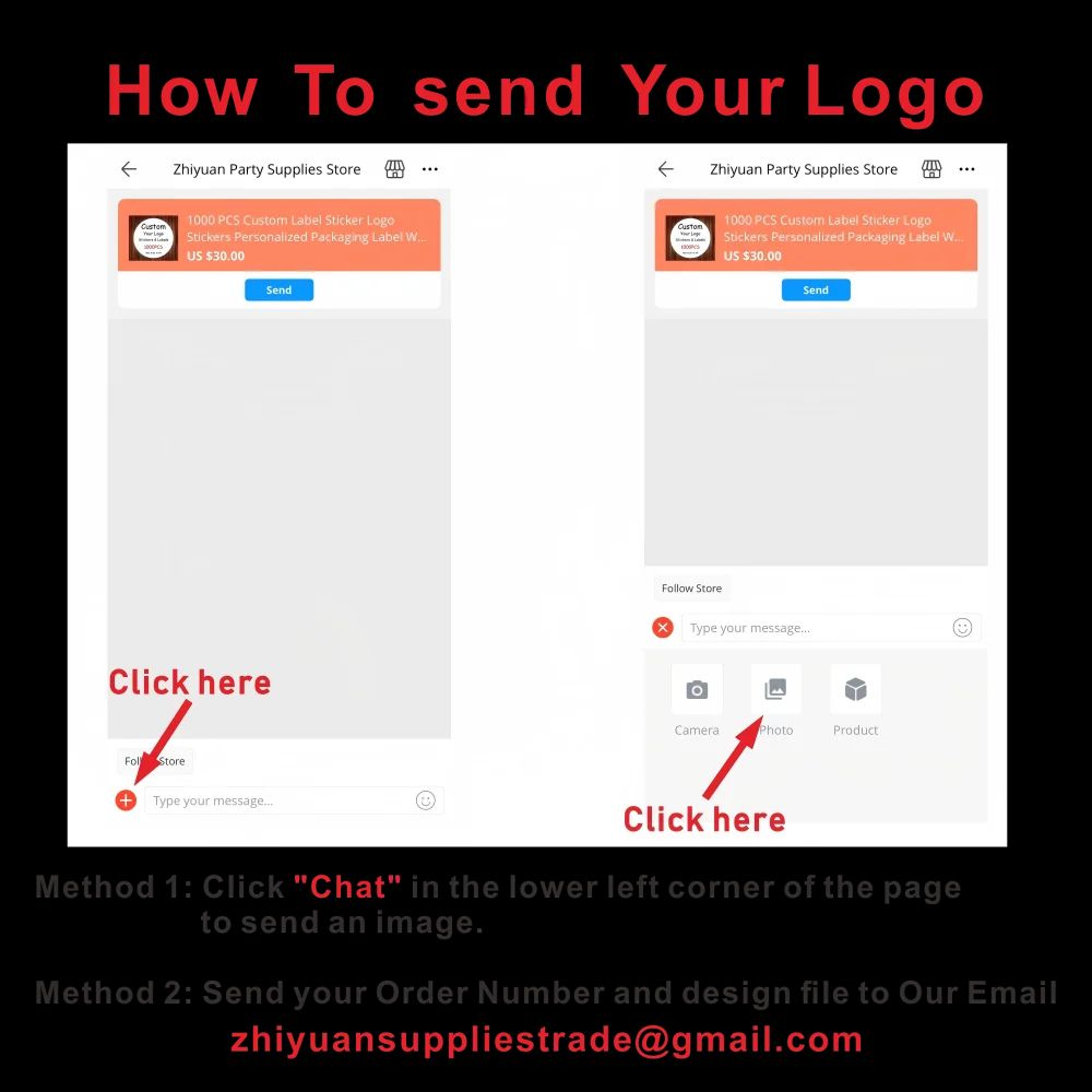 Custom Personalized Logo Thank You Stickers 1