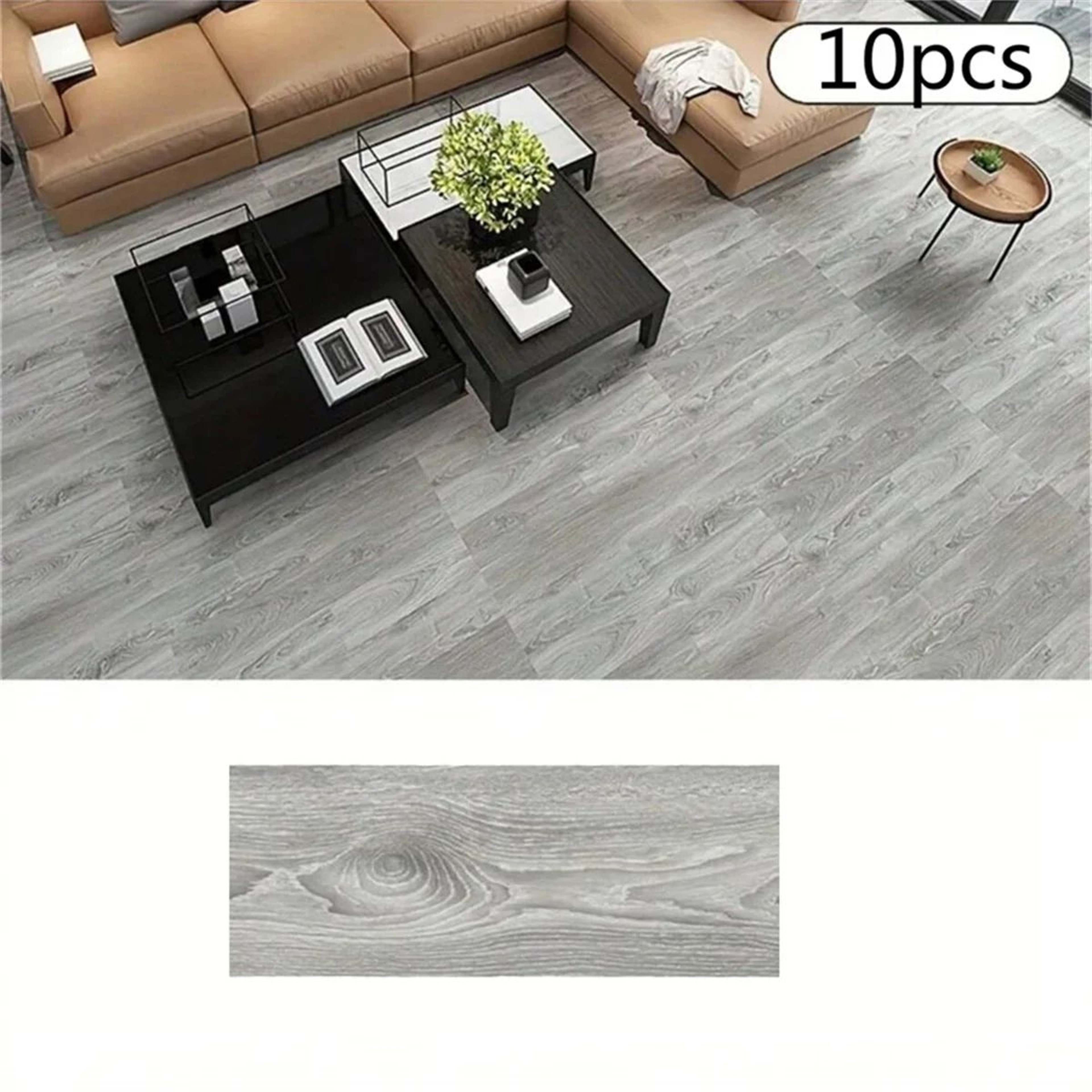 Wood Grain Self Adhesive Floor Stickers 7