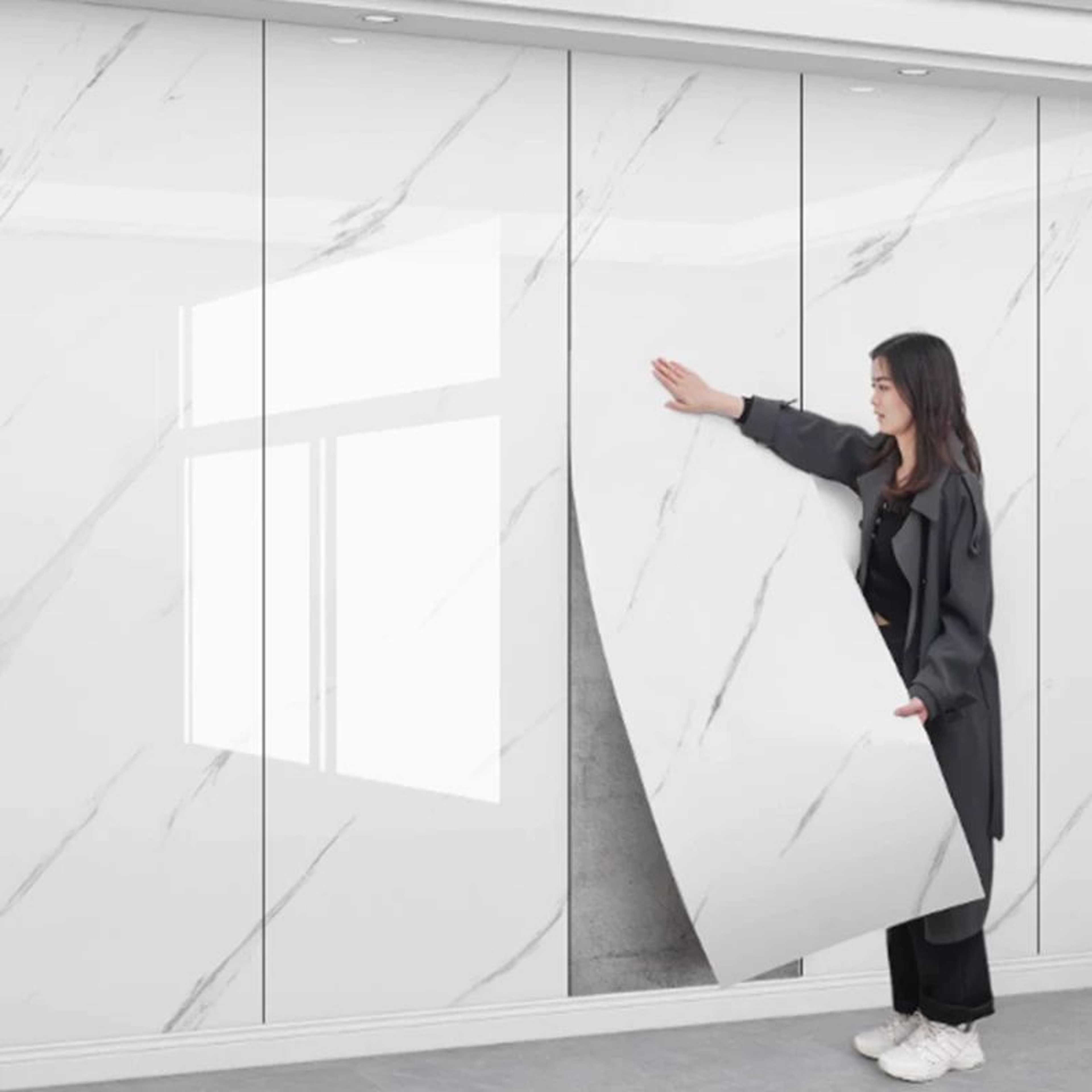 Marble Thick Foam Self Adhesive Wallpaper 3