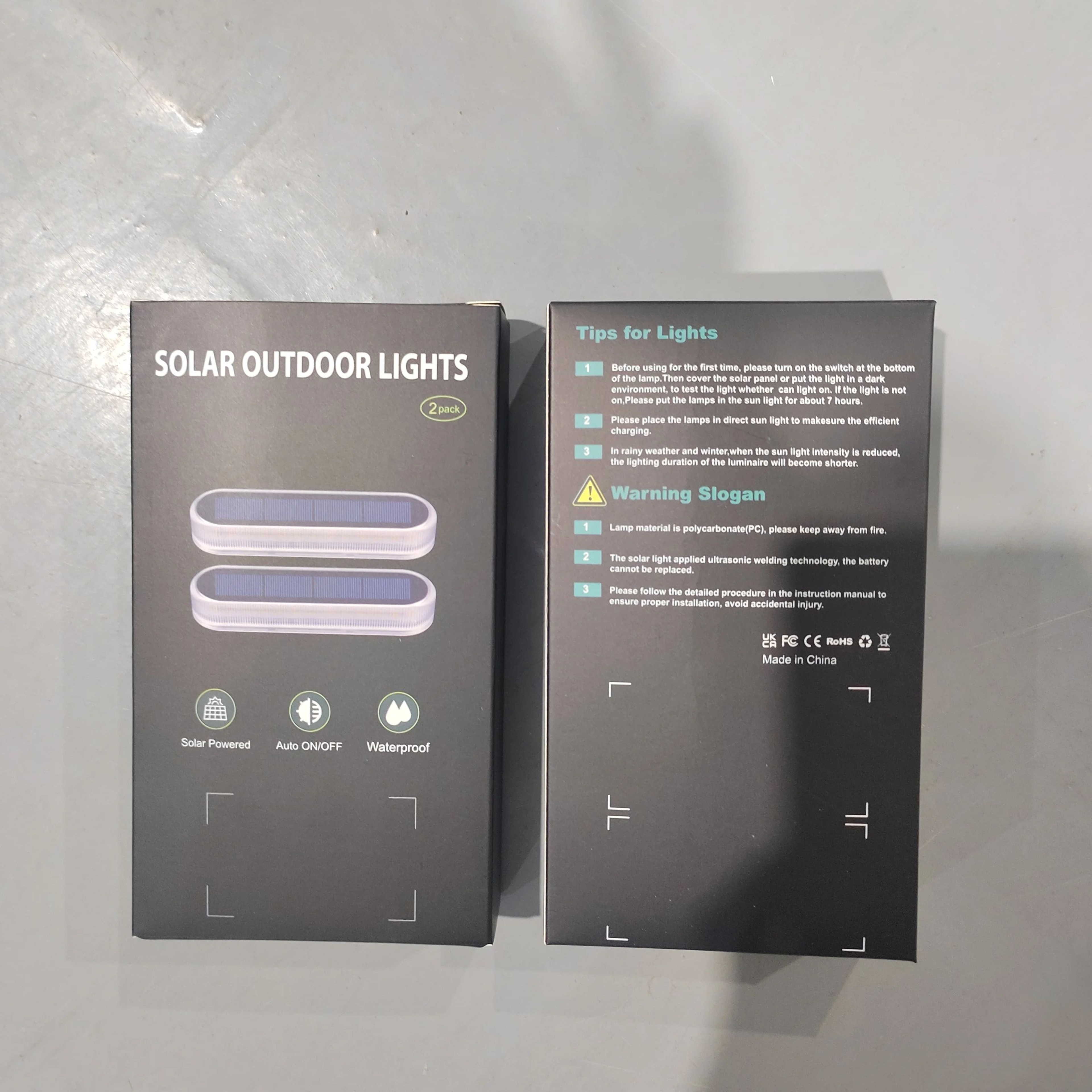 IP68 Solar LED Outdoor Step Lights 6