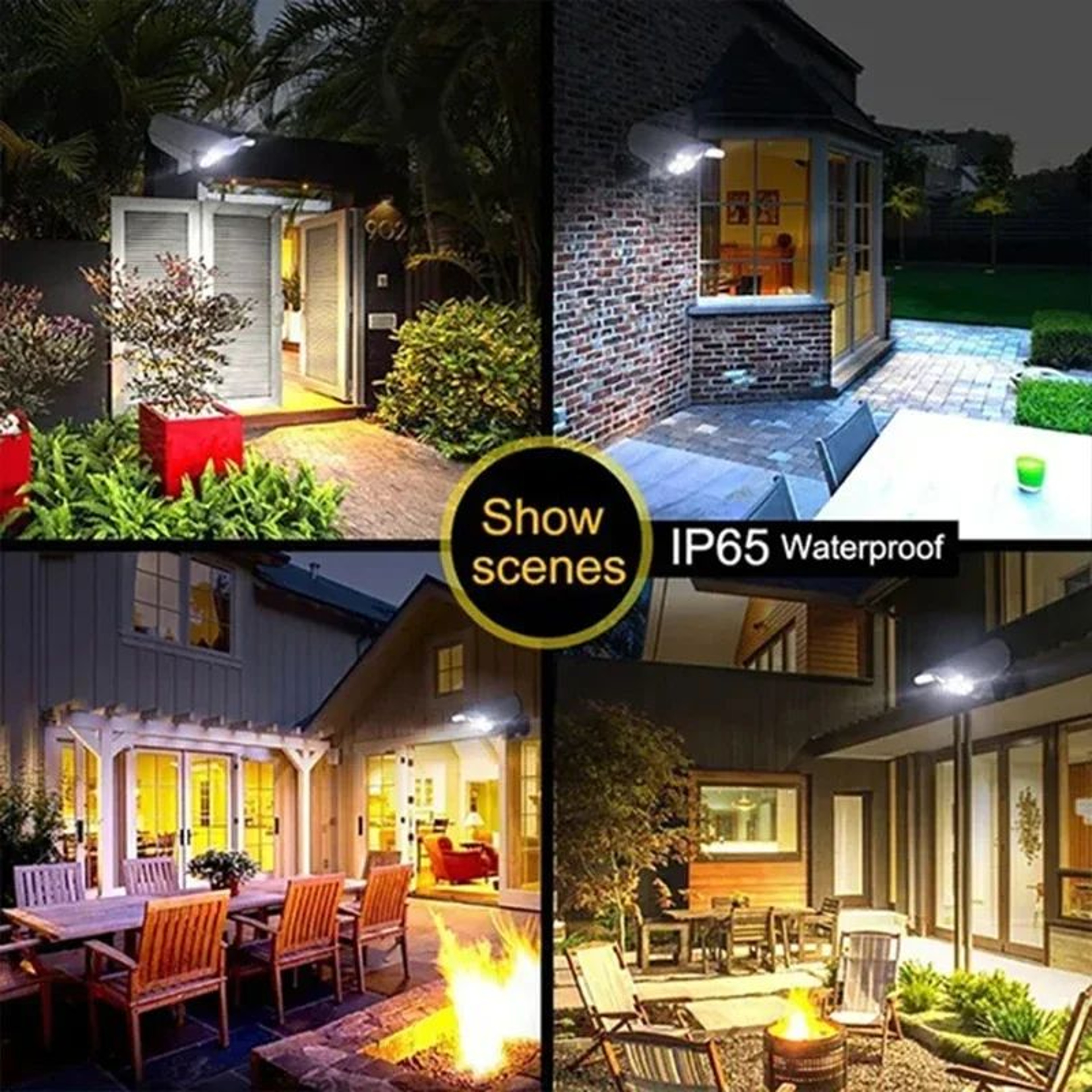 77 LED Solar Motion Sensor Security Light 1
