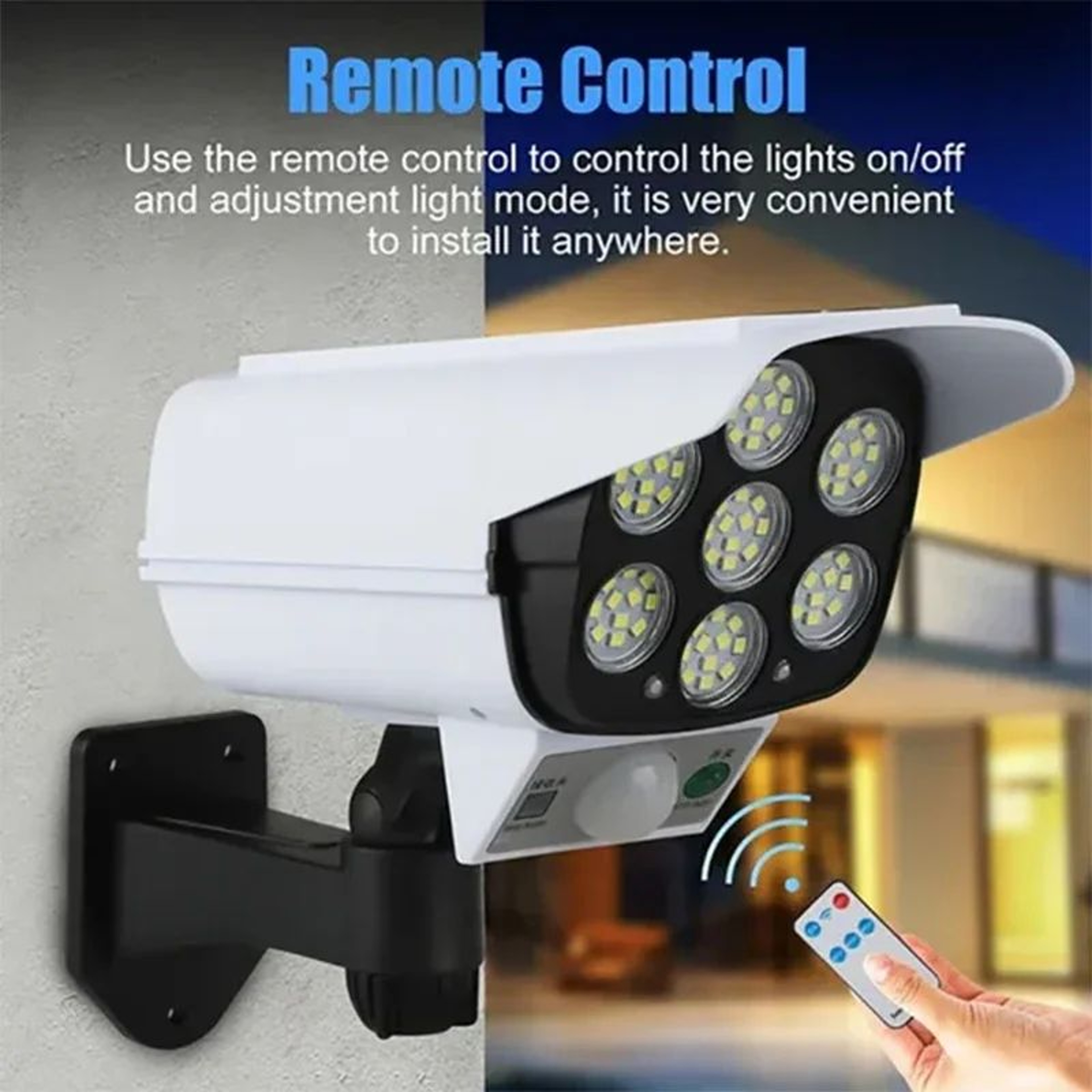 77 LED Solar Motion Sensor Security Light 4