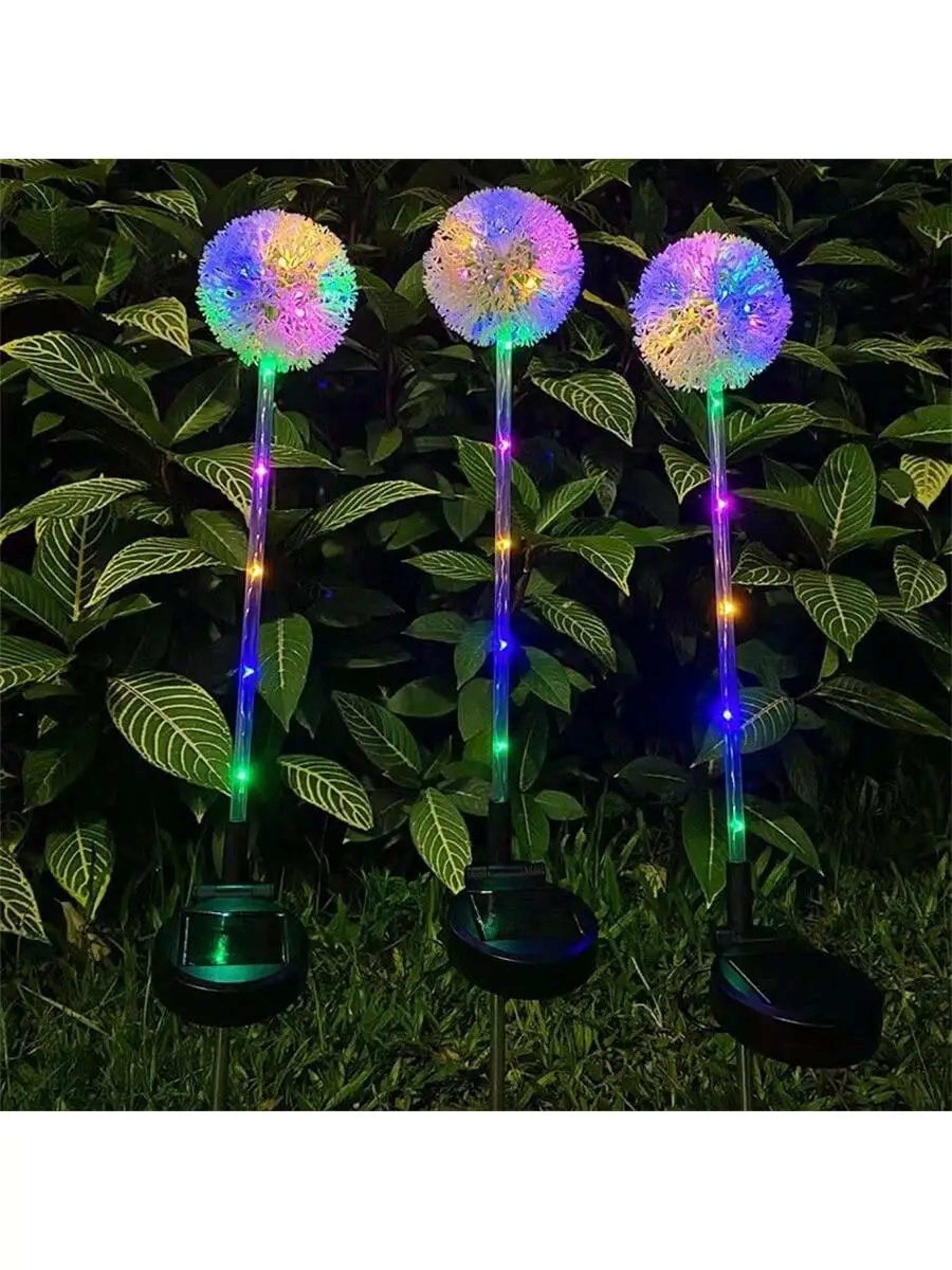 Solar LED Dandelion Garden Stake Light 7