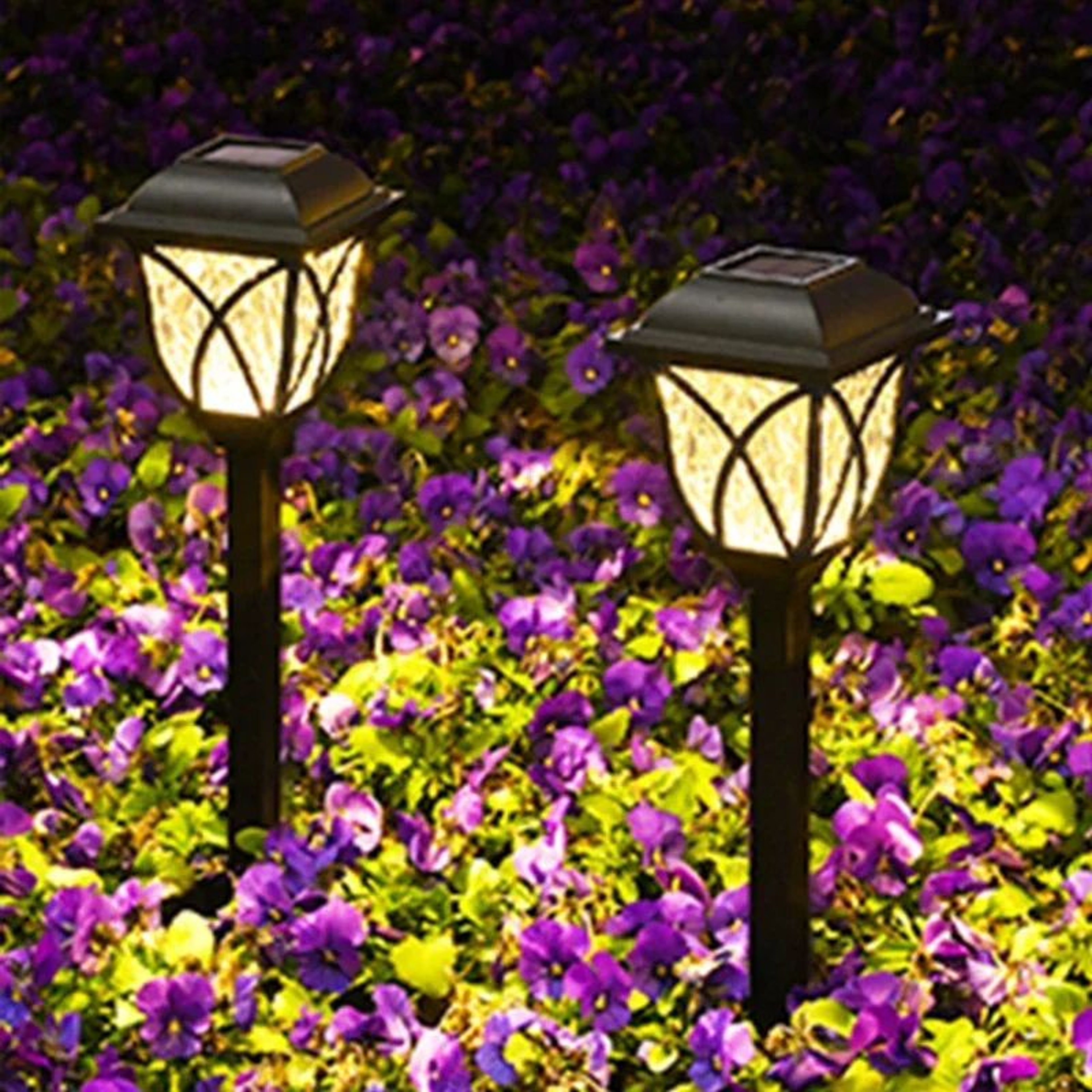 Bright Waterproof Solar Pathway Yard Lights 1
