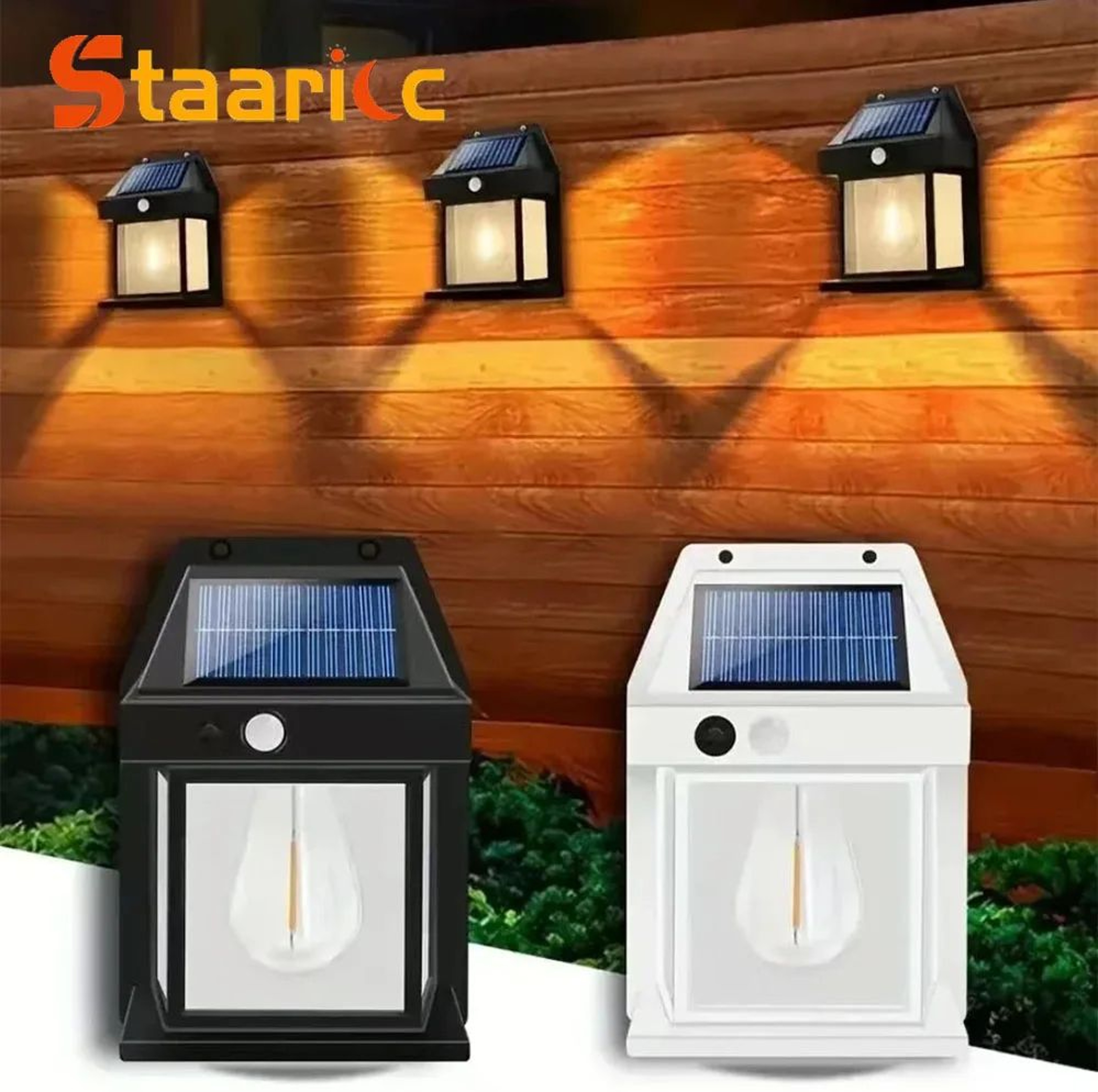 Powerful Outdoor Solar LED Wall Light 0