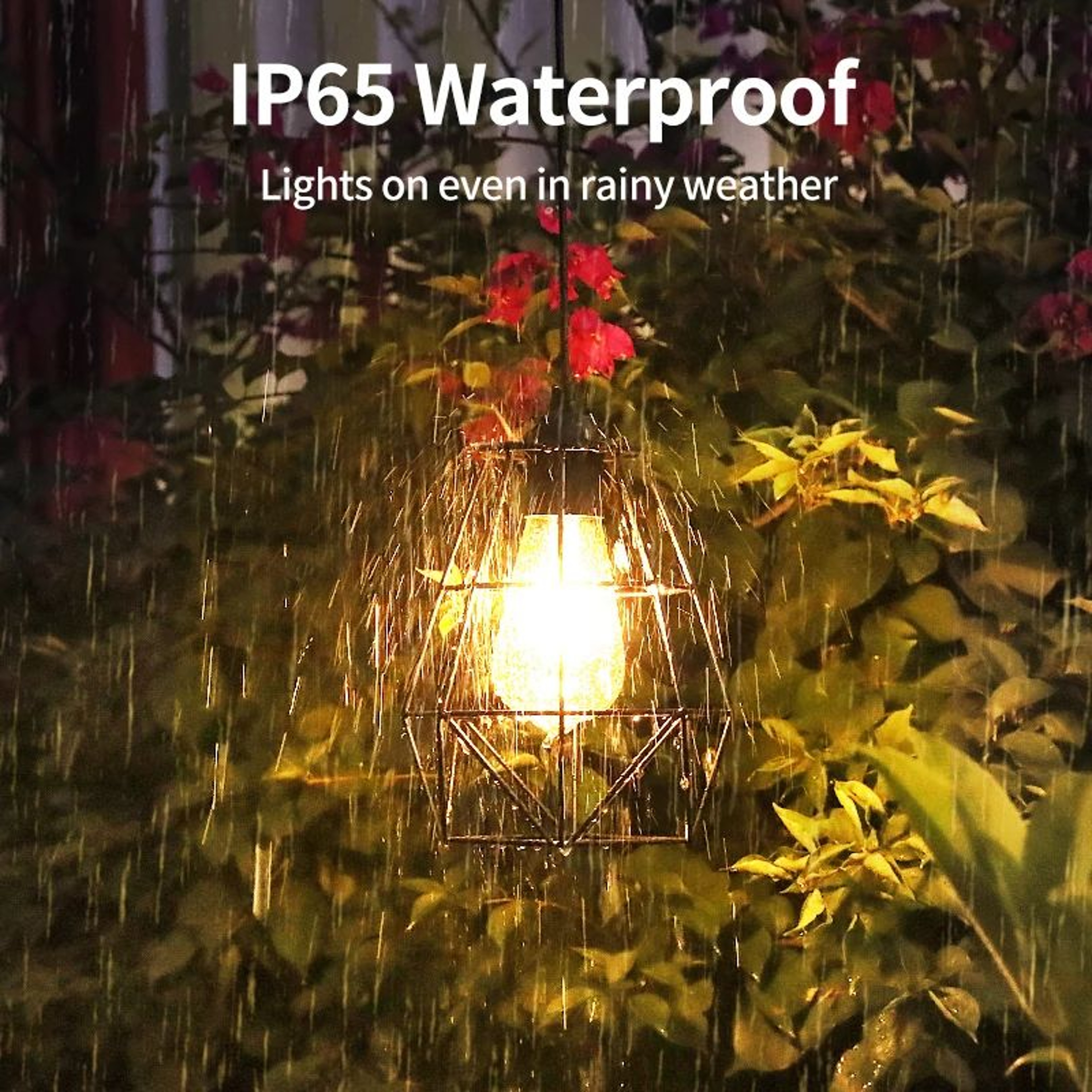 Intelamp 4000mAh Solar Pendant Hanging Light 7