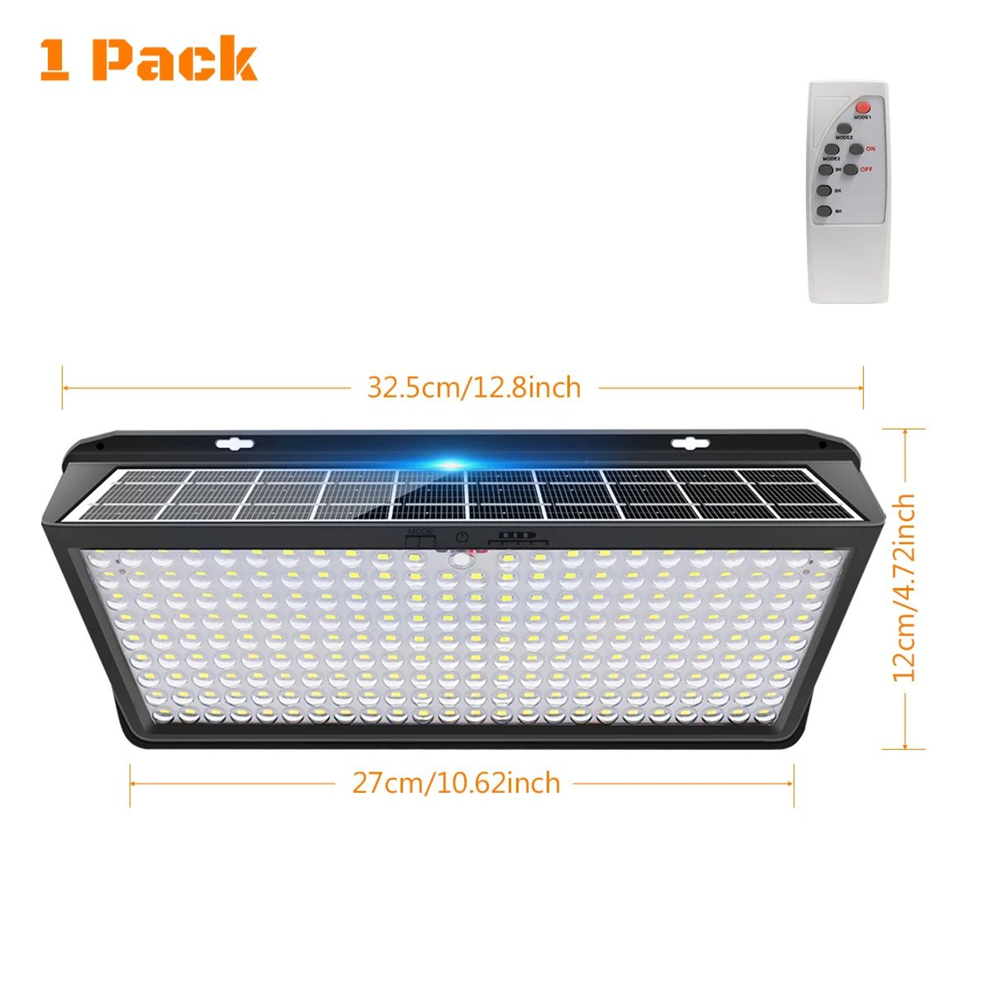 SuperBright Solar Outdoor Wall Flood Light 6