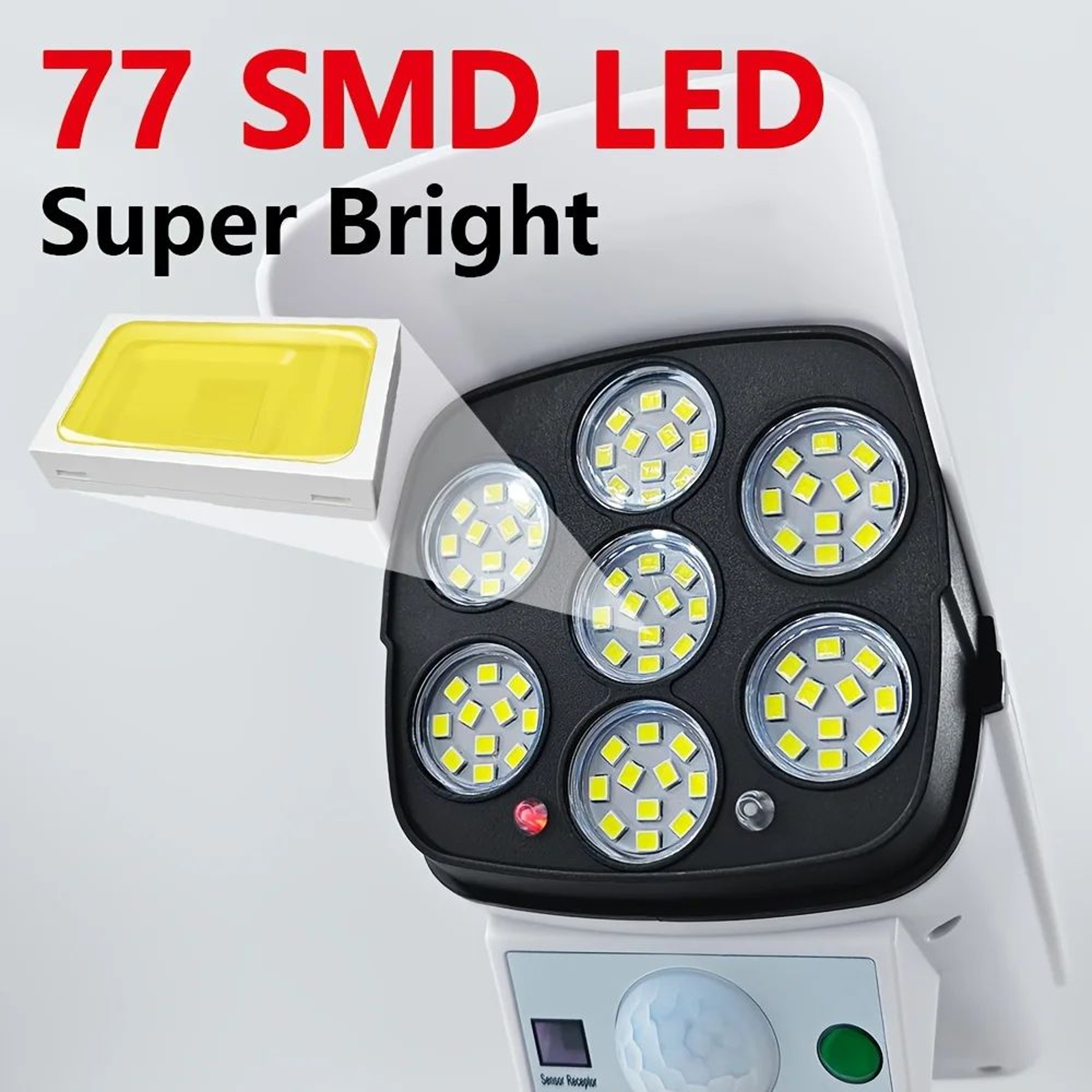 SolarGuard 77LED Motion Sensor Security Light 0