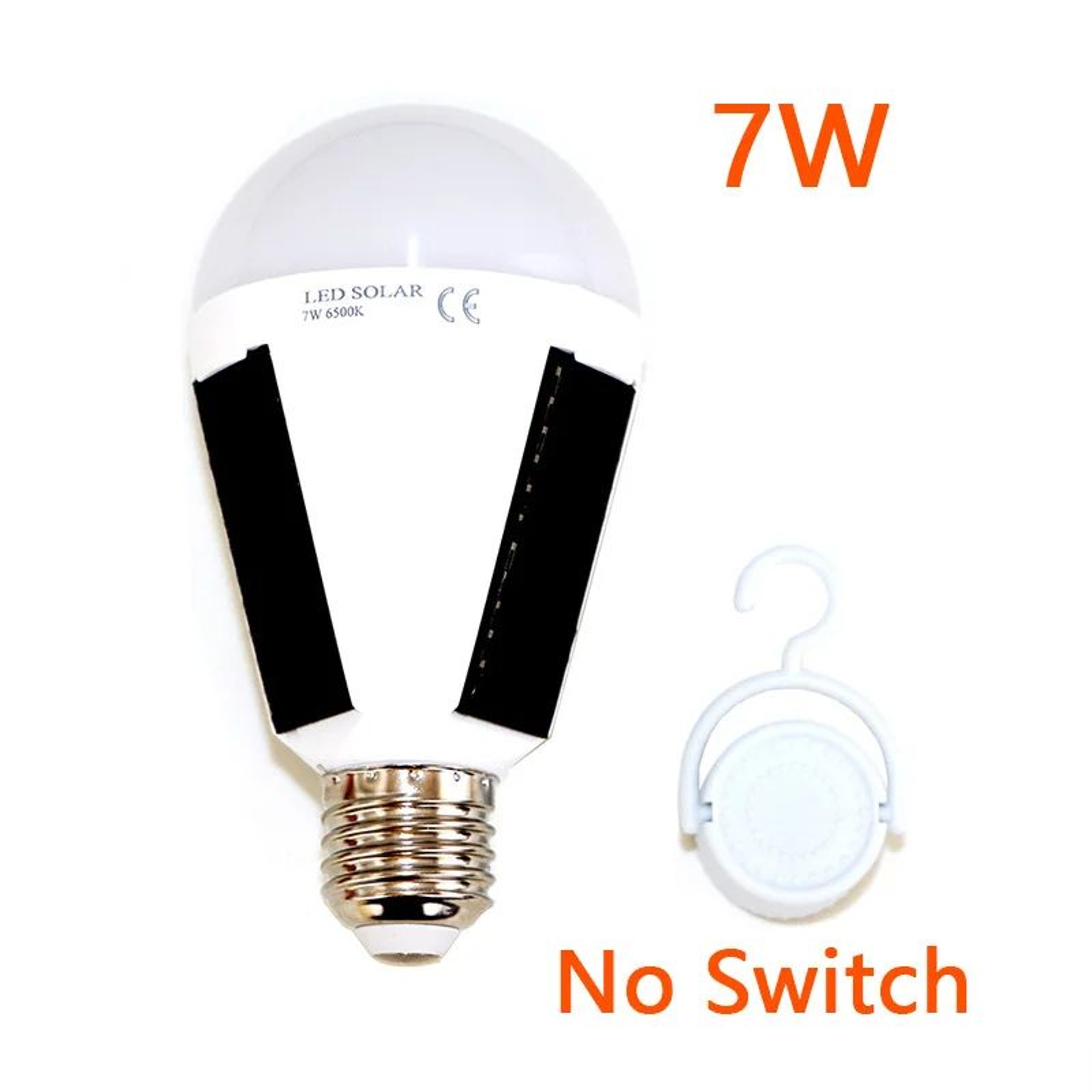 Rechargeable E27 Solar Emergency LED Bulb 6