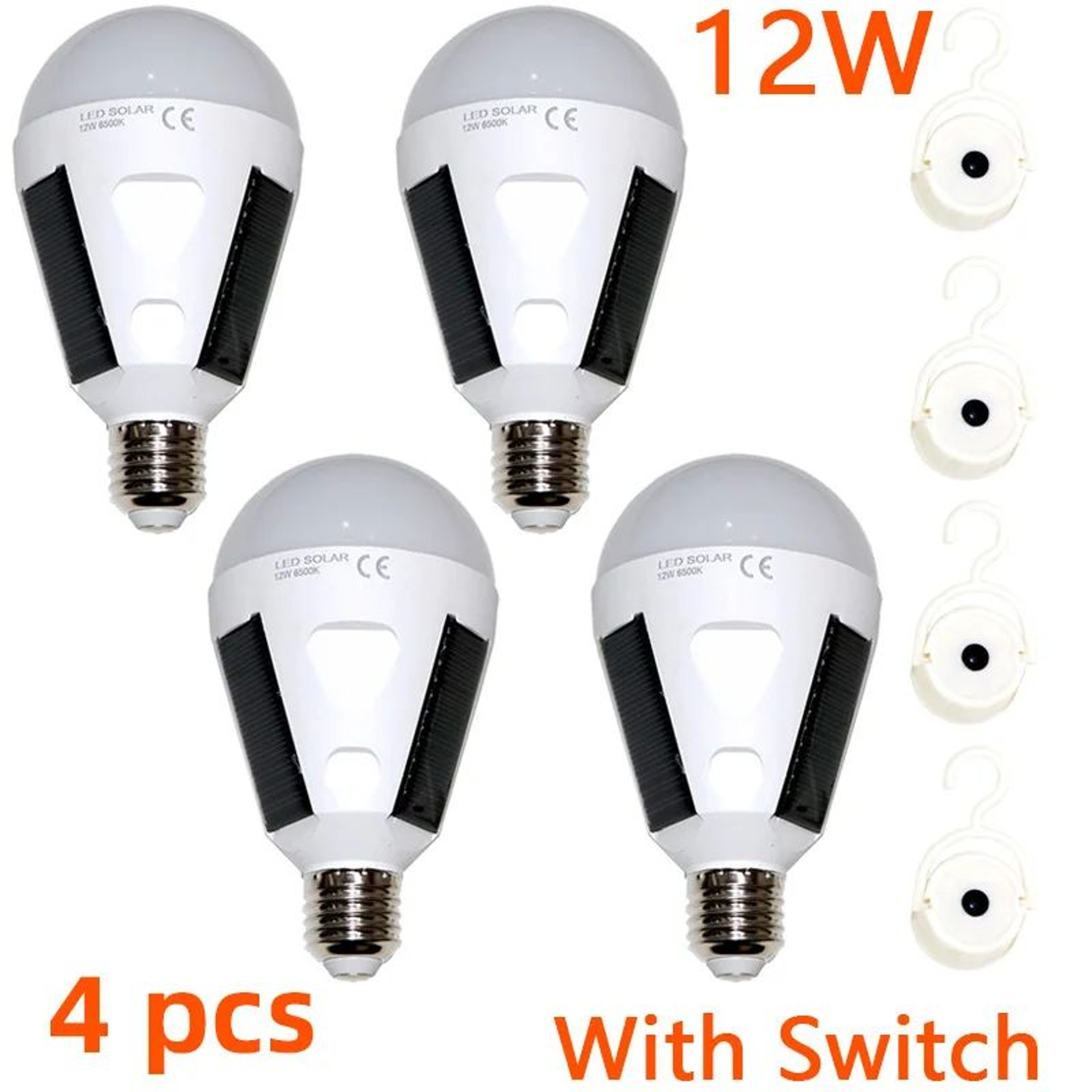 Rechargeable E27 Solar Emergency LED Bulb 17