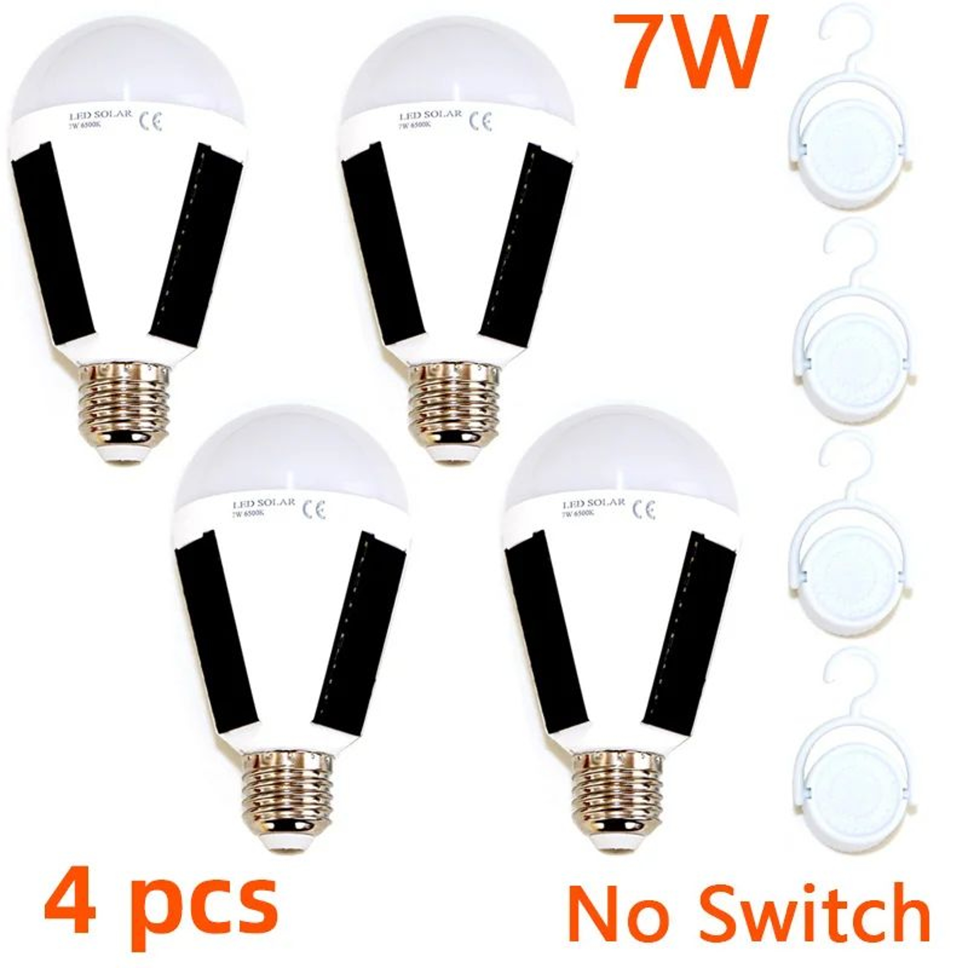 Rechargeable E27 Solar Emergency LED Bulb 14