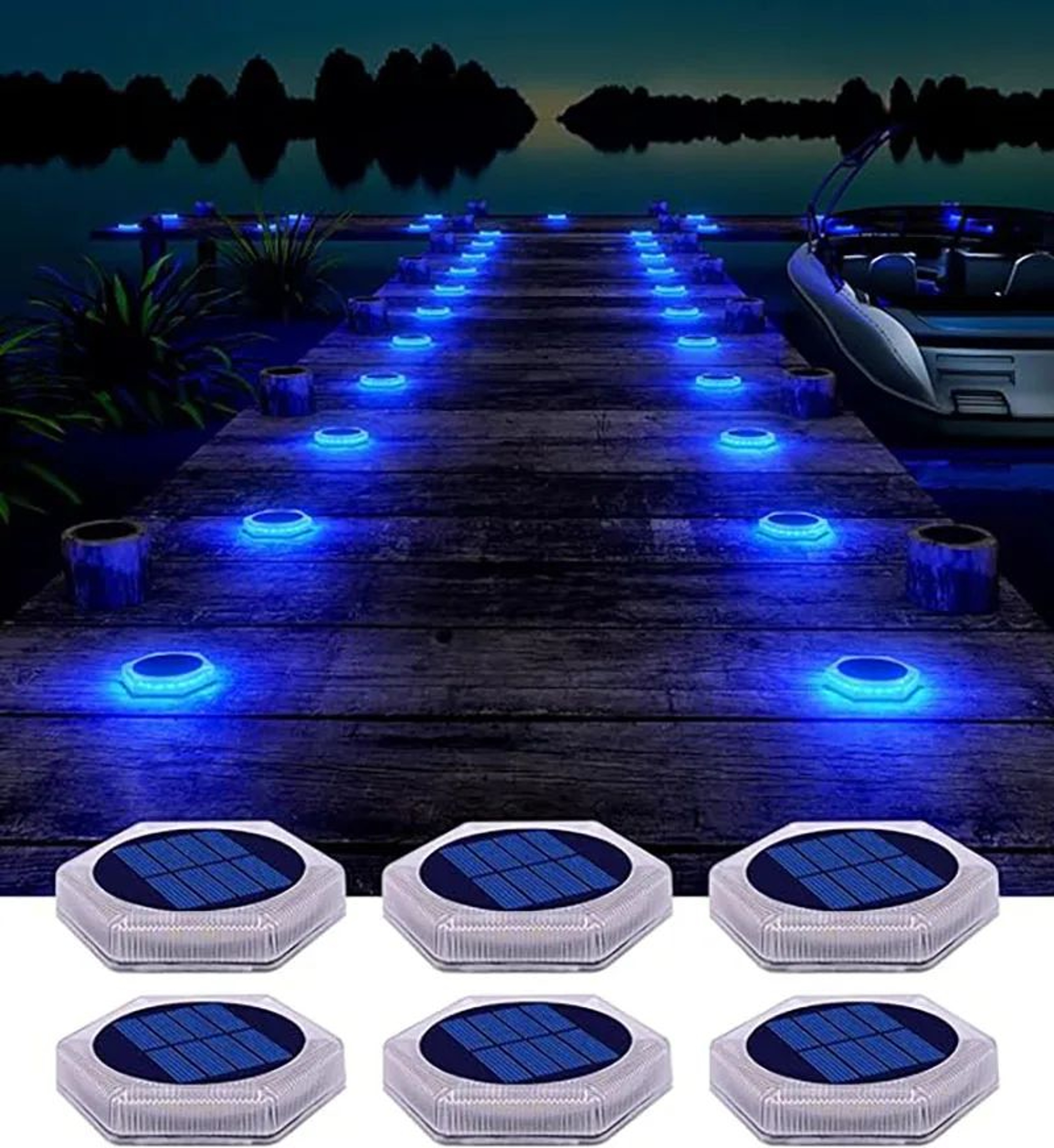SolarGlow Outdoor Step And Fence Lights 0