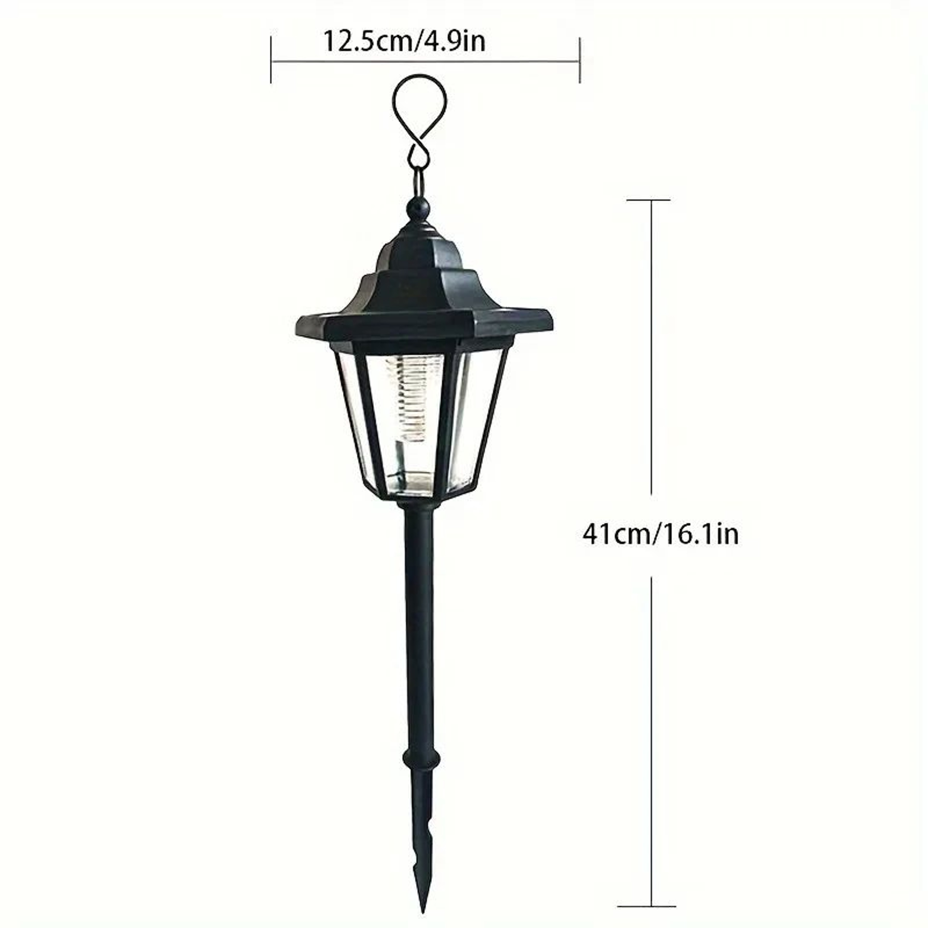 Vintage Hexagon Solar Pathway Lights 1