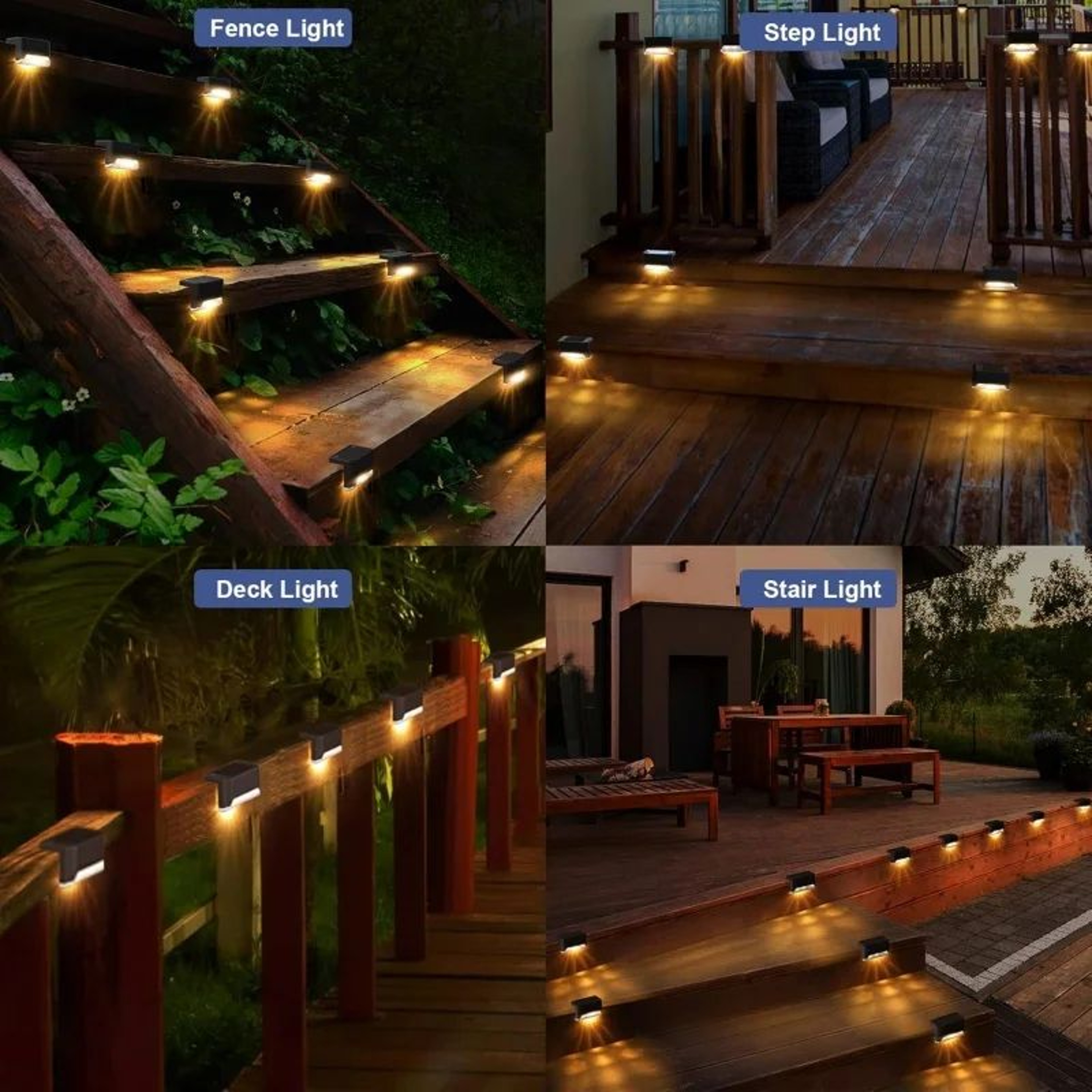 Waterproof Solar LED Deck And Garden Lights 3
