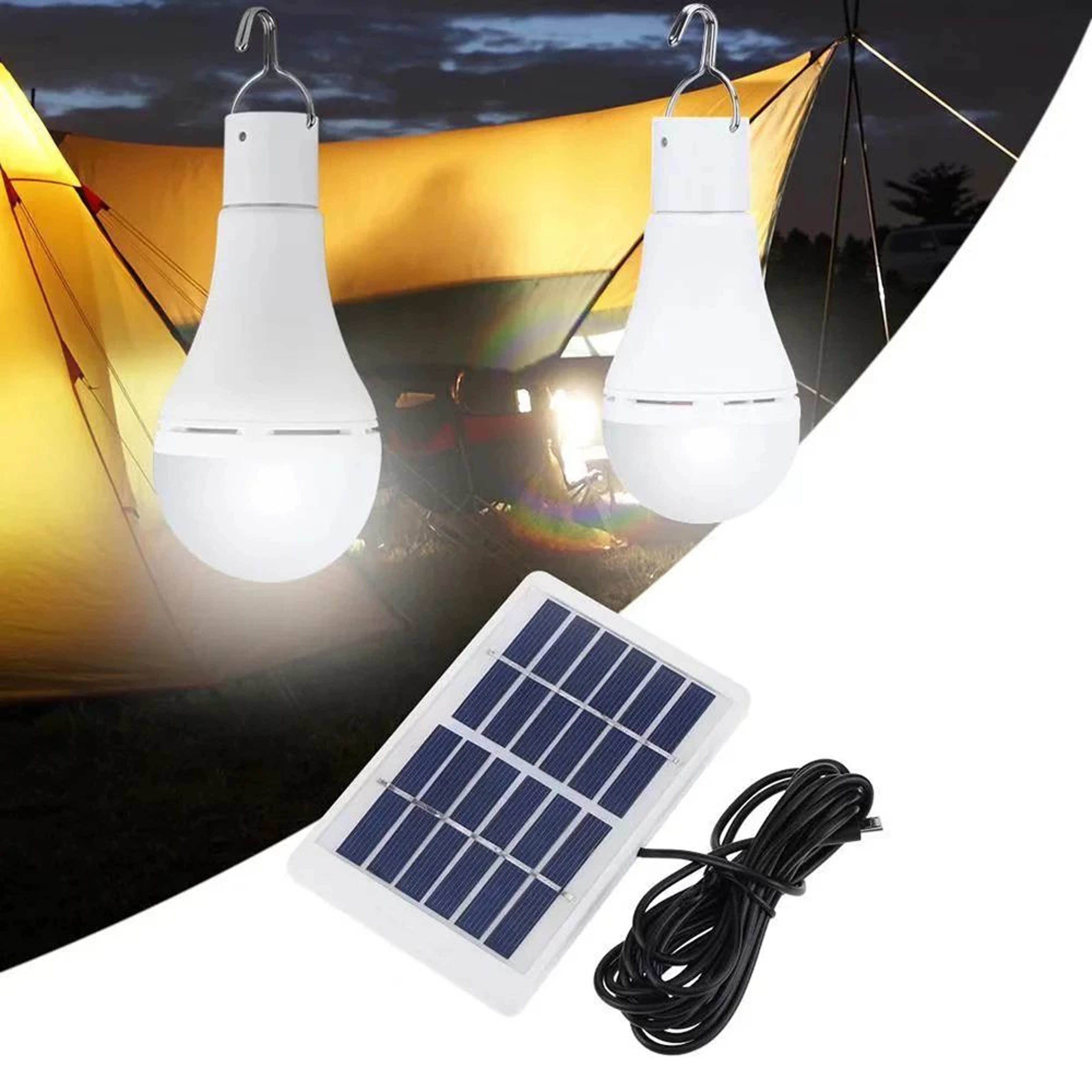 Portable Solar LED Hanging Emergency Bulb 1