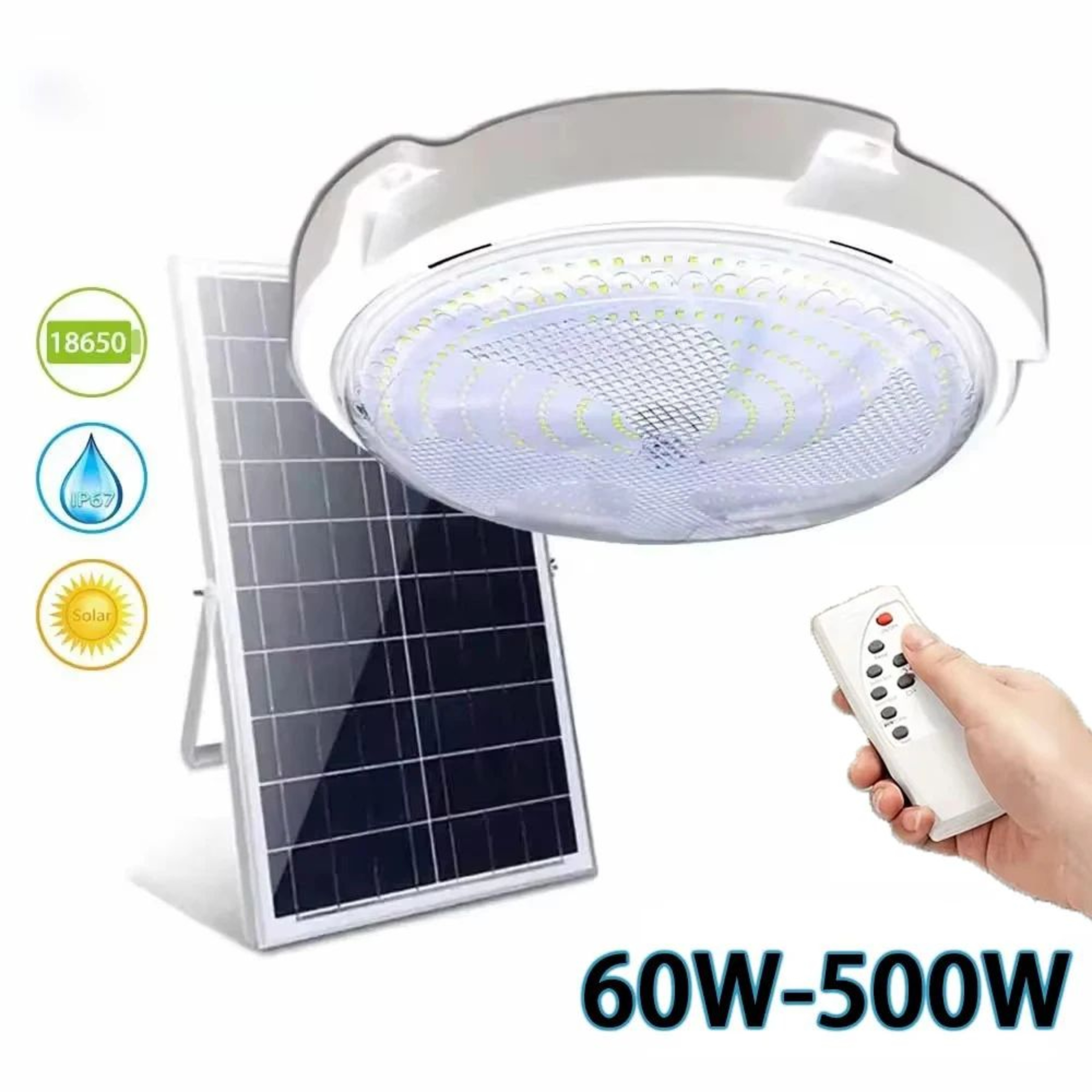 Solar LED Pendant Ceiling Light 0