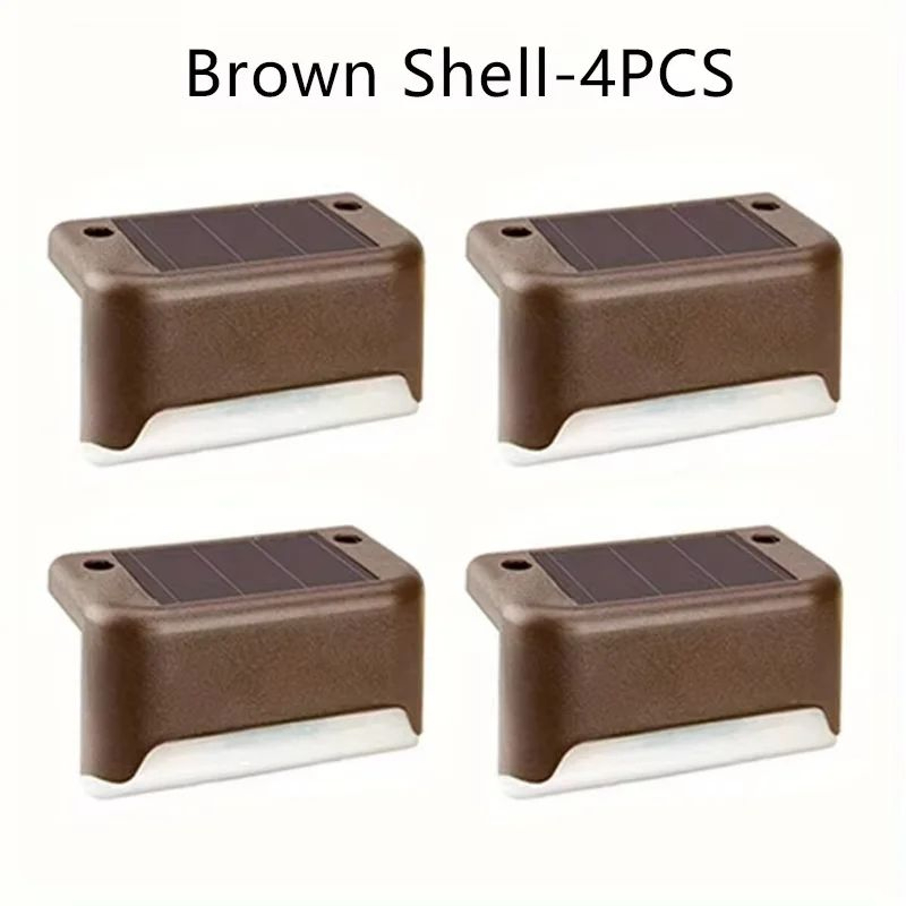 Solar LED Step Lights For Deck And Garden 6