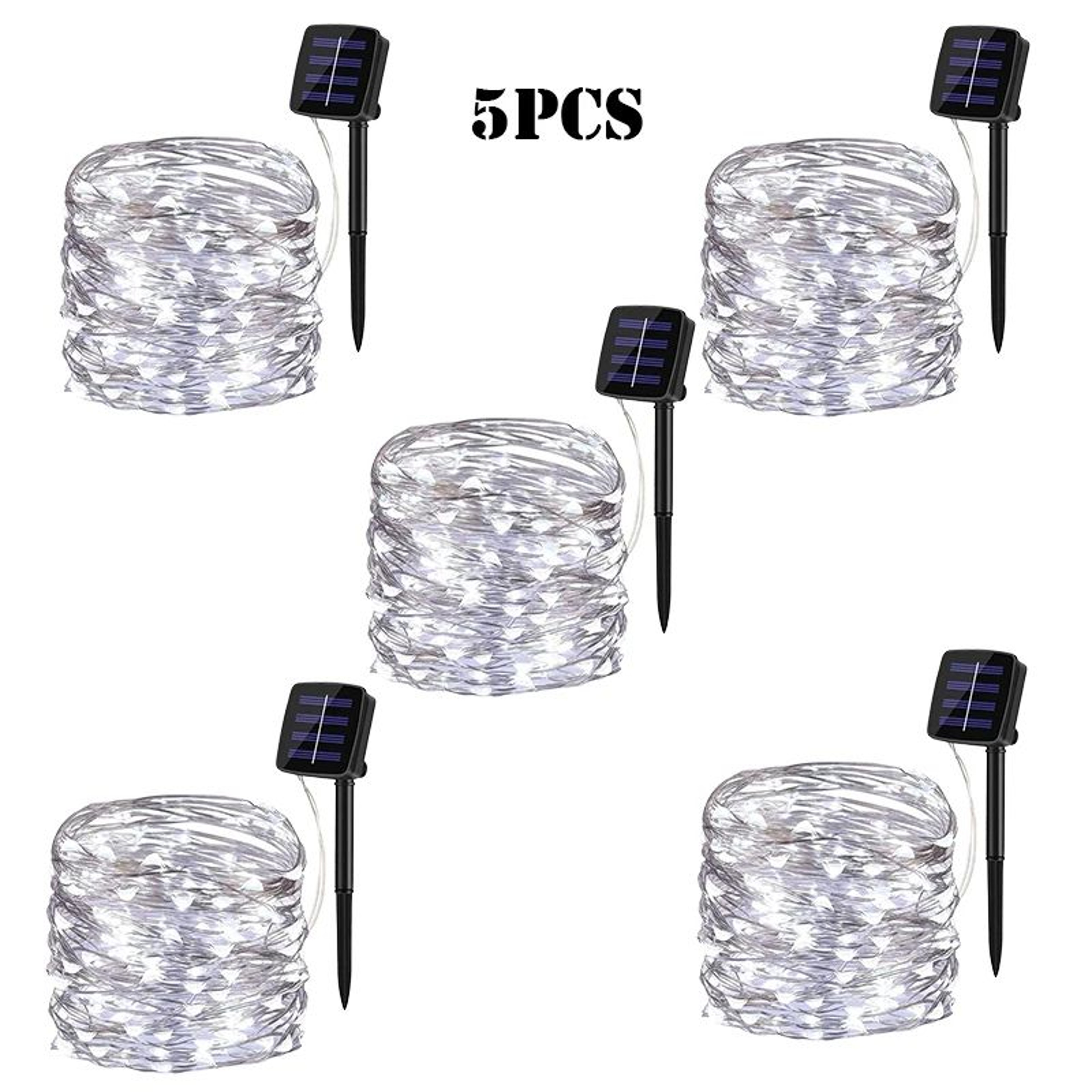 Solar Powered Waterproof Fairy String Lights 16