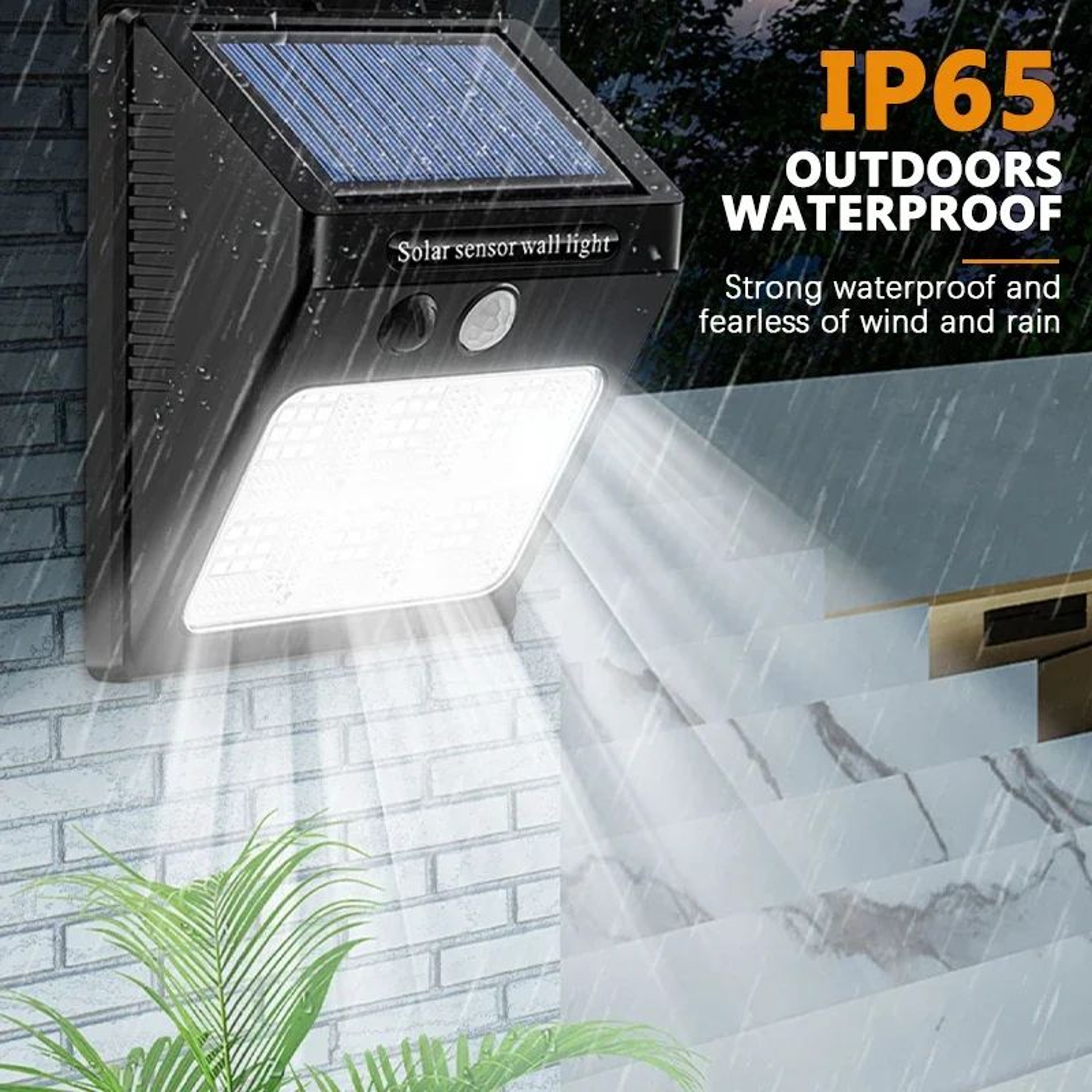 Modern Solar Motion Sensor Wall Light 4