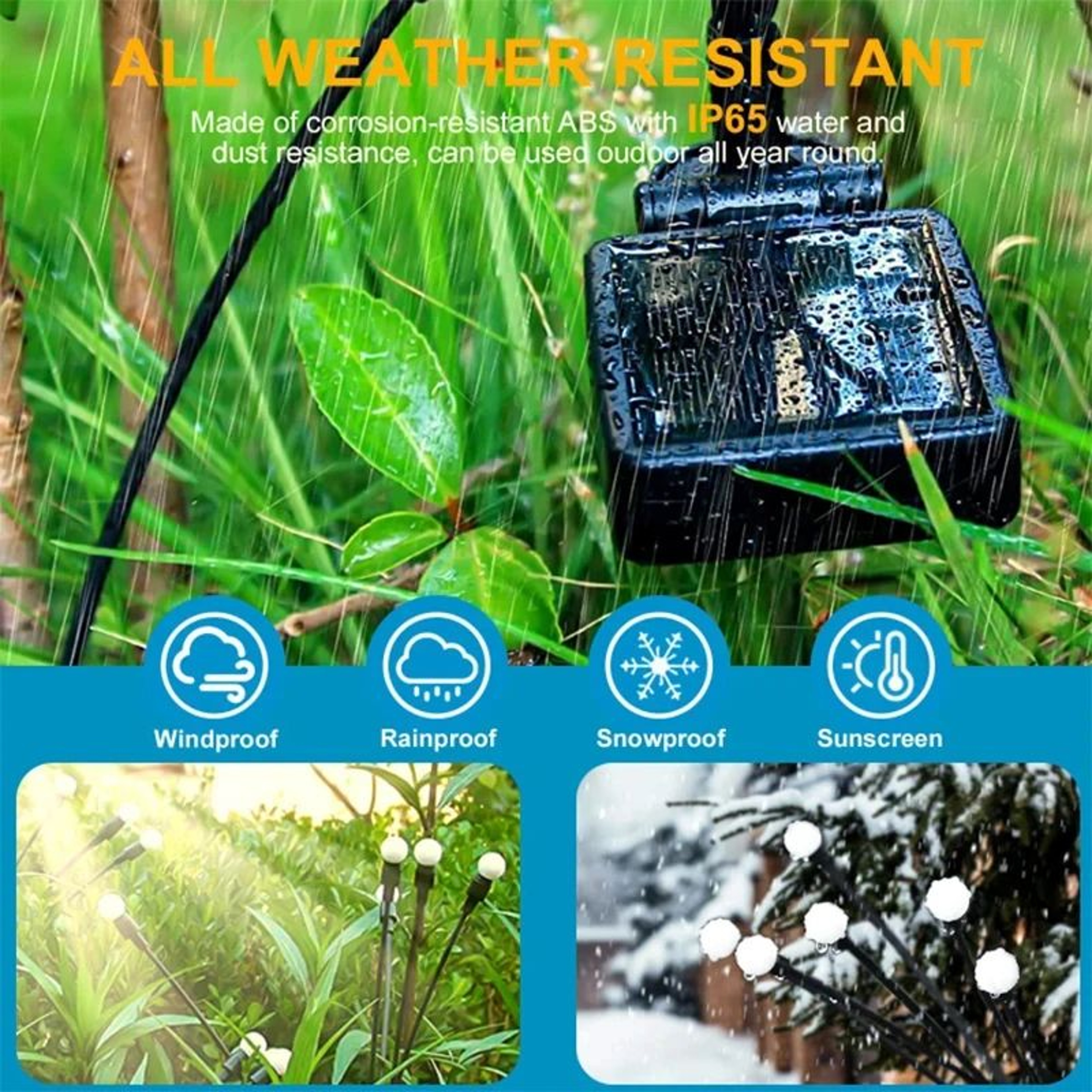 Solar Swaying Firefly Garden Lights 3
